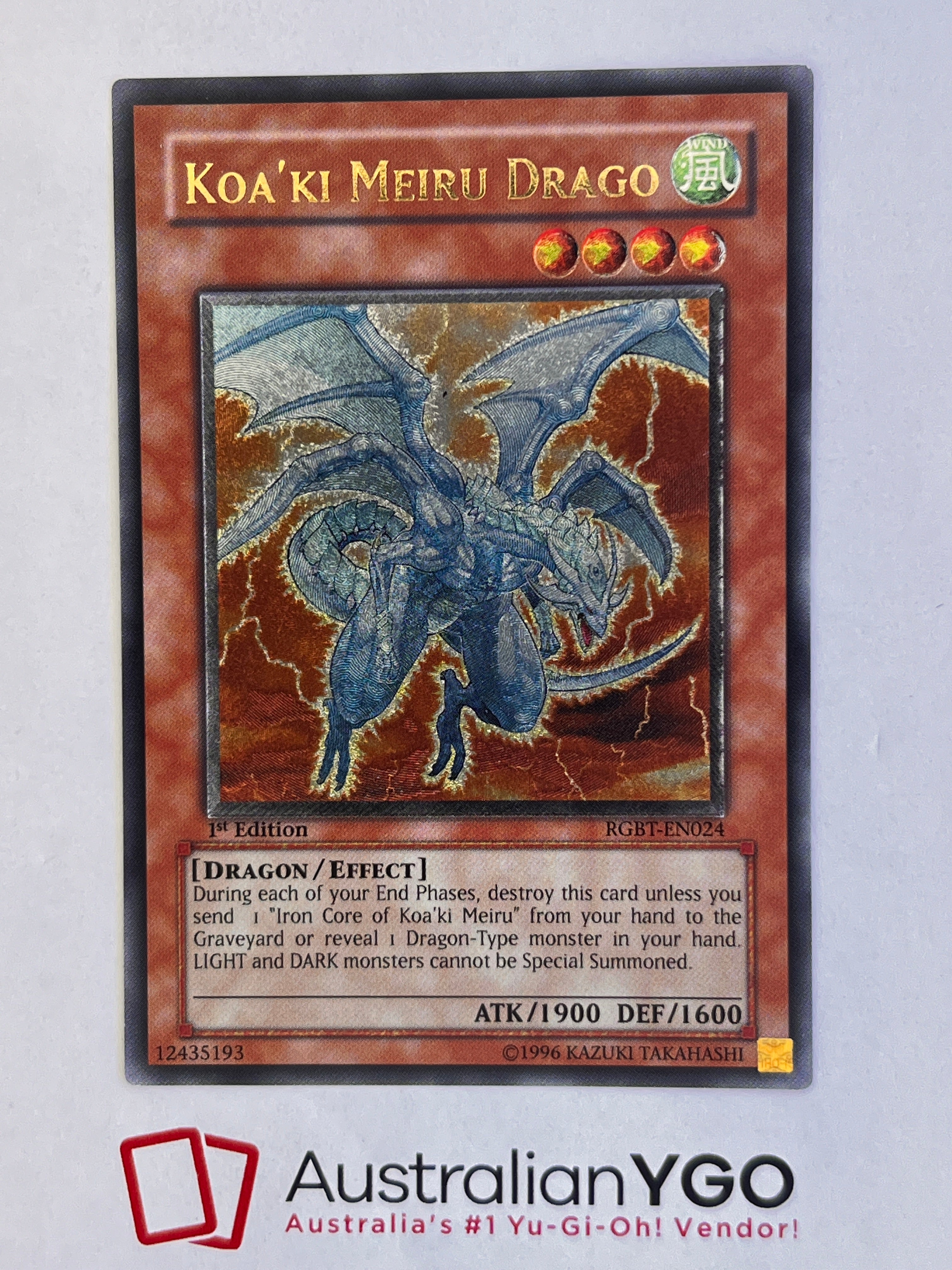 KOA' KI MEIRU DRAGO RGBT-ENO24 (UTR) Aus Ygo KOA' KI MEIRU DRAGO RGBT-ENO24 (UTR) Aus Ygo