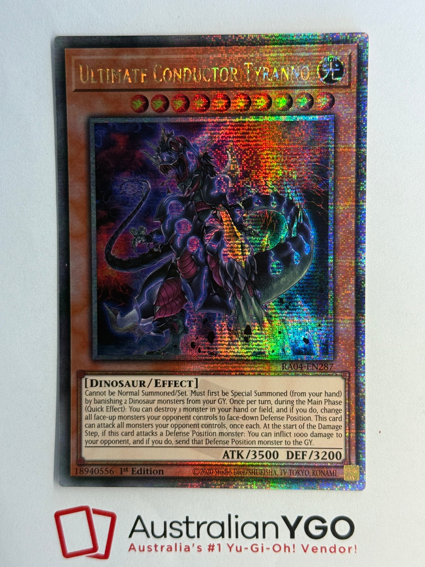 ULTIMATE CONDUCTOR TYRANNO RA04-EN287 (QCR)