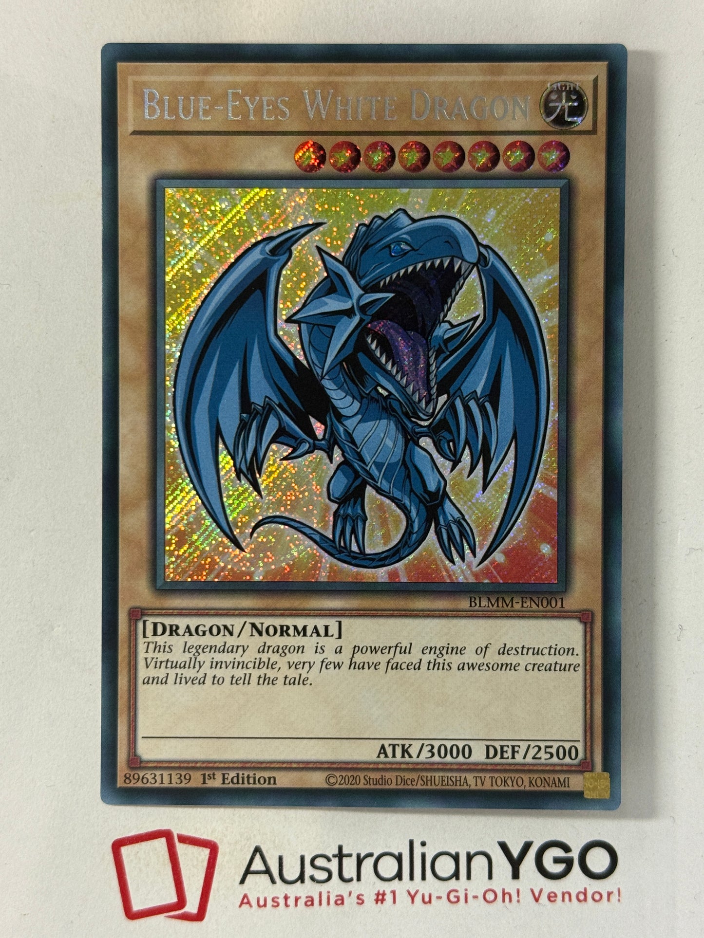 BLUE-EYES WHITE DRAGON BLMM-EN001