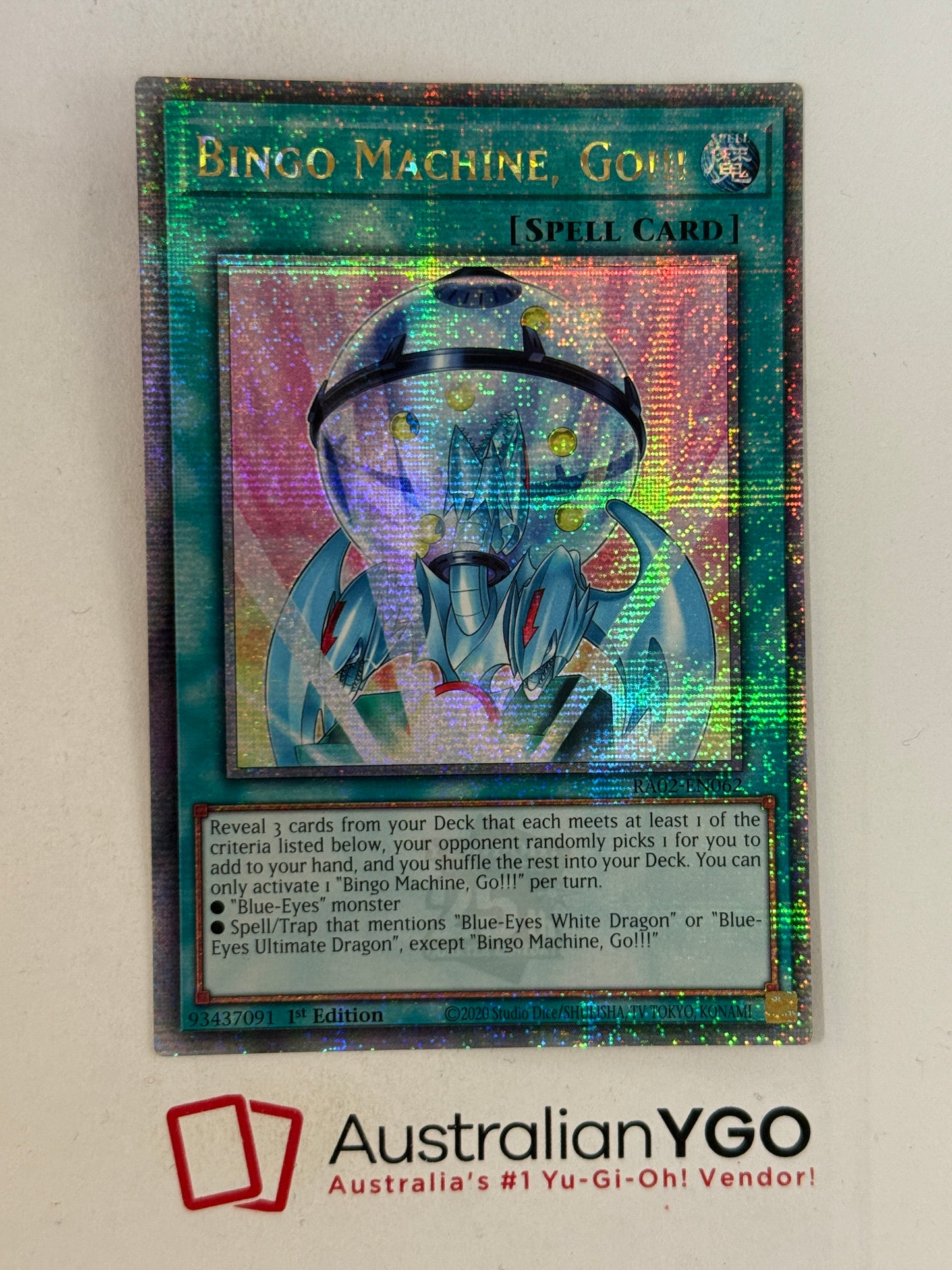 BINGO MACHINE, GO!!! RA02-EN062 (QCR)