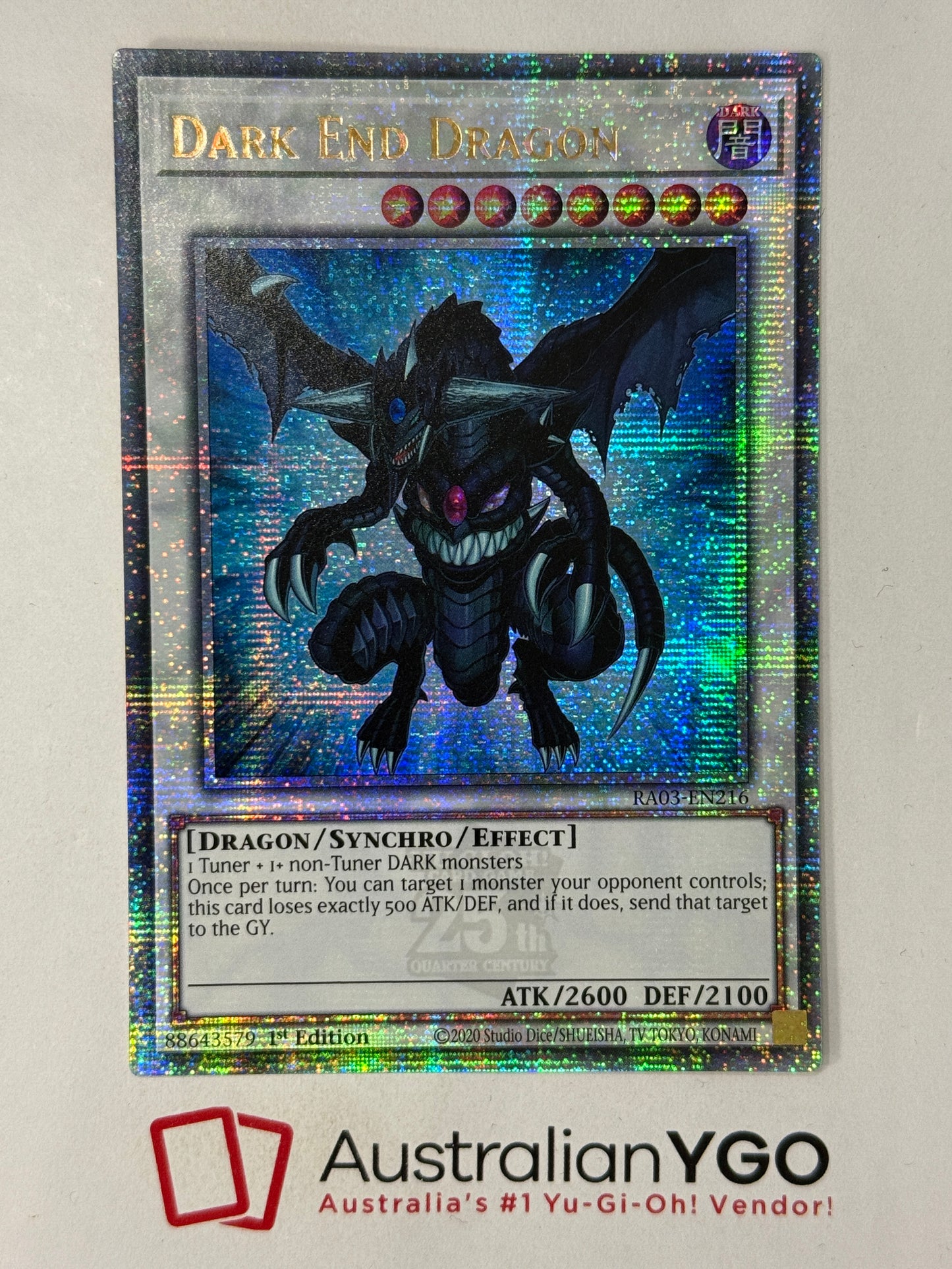 DARK END DRAGON RA03-EN216 (QCR)