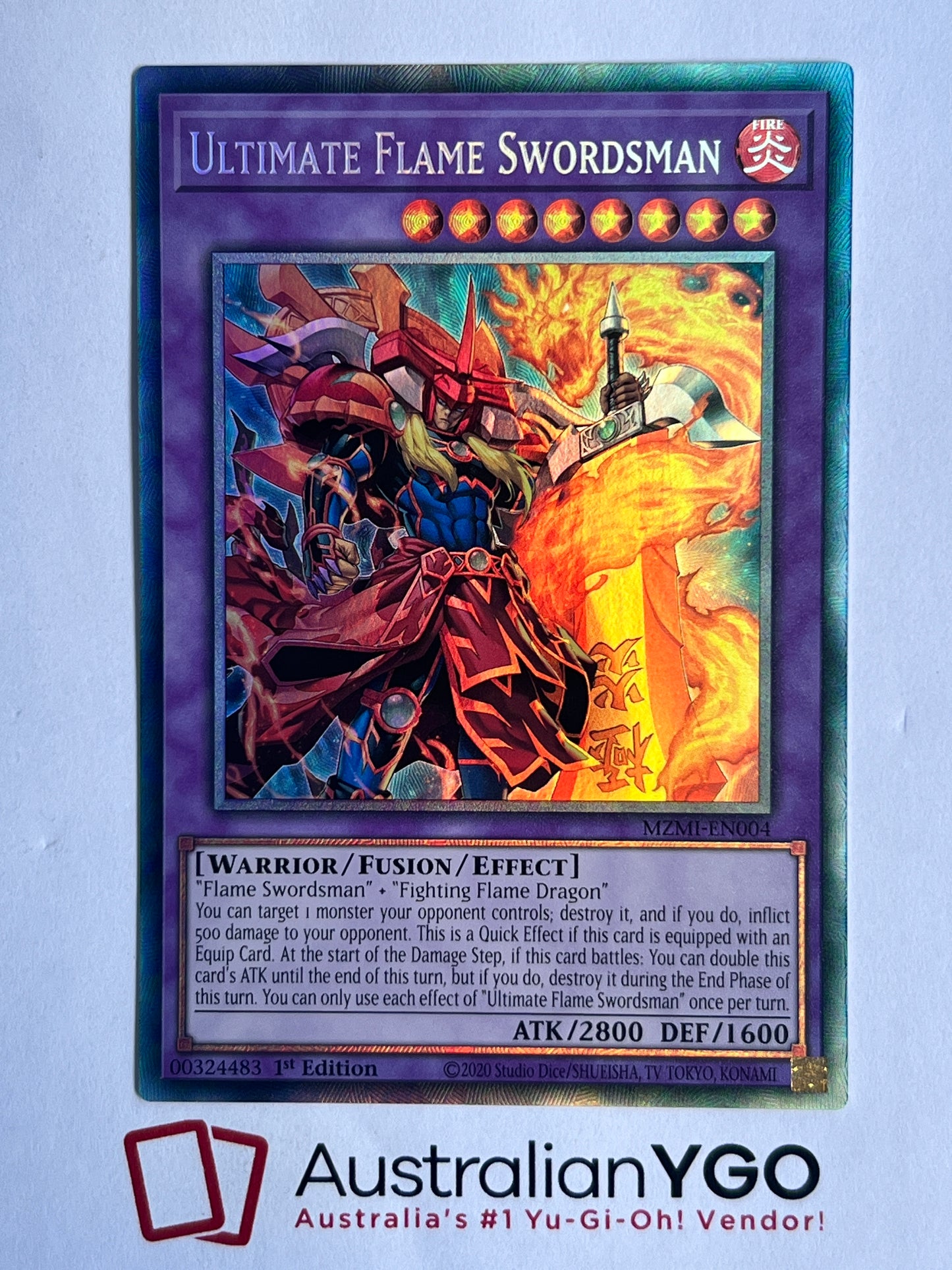 ULTIMATE FLAME SWORDSMAN MZMI-EN004 (CR)