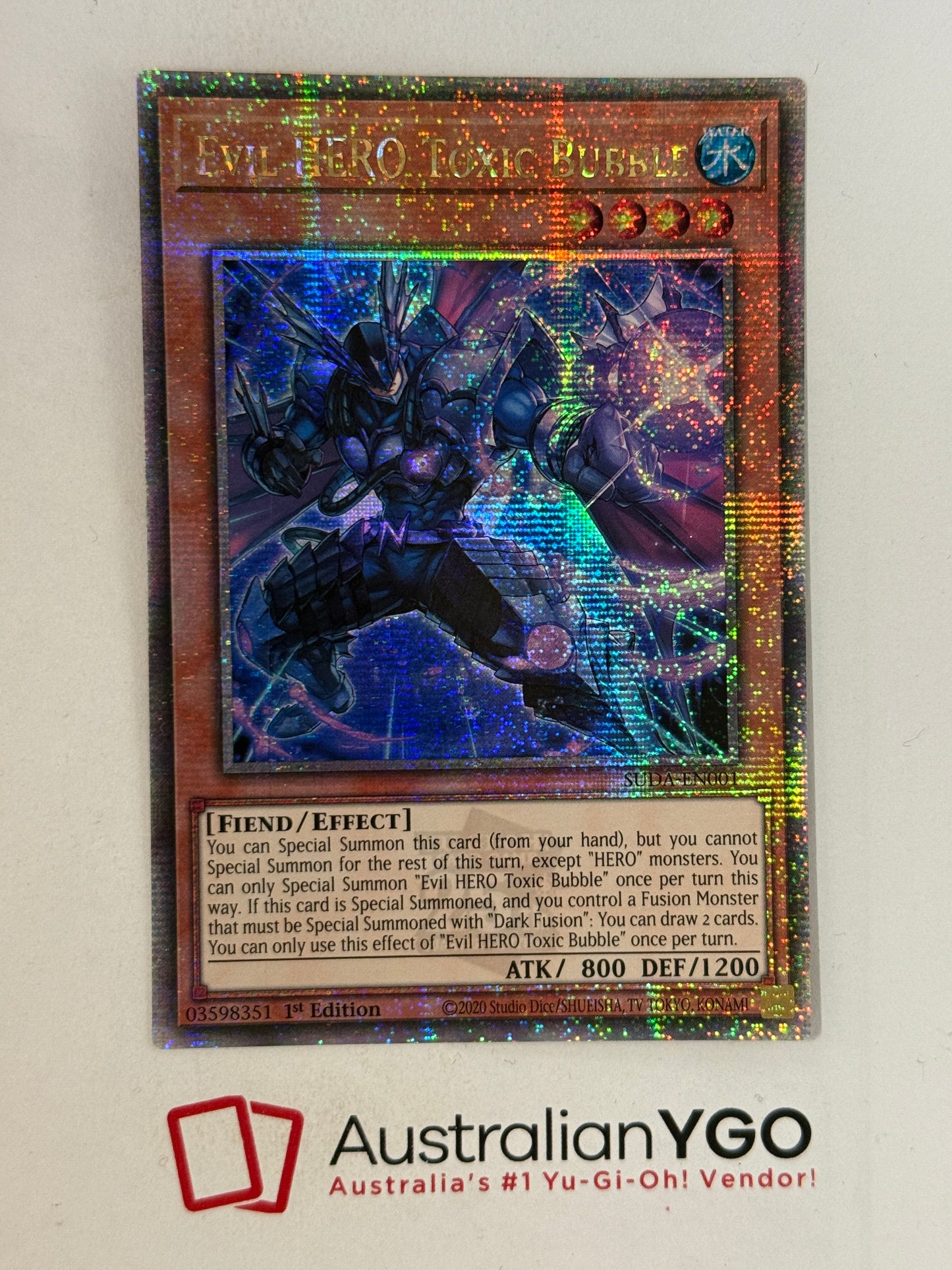 EVIL HERO TOXIC BUBBLE SUDA-EN001 (QCR)