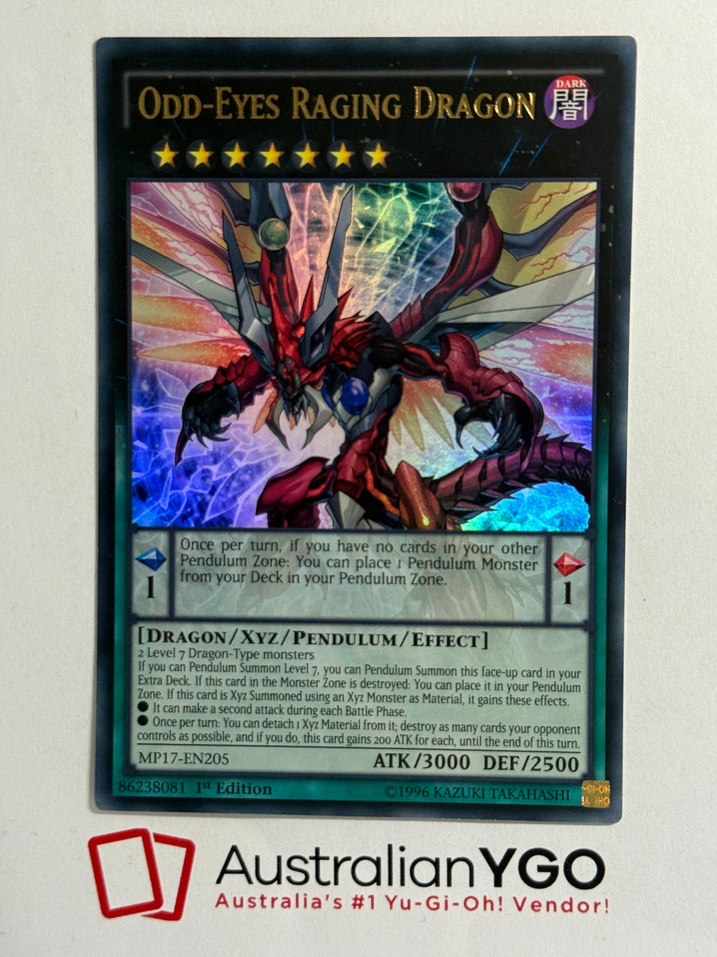 ODD-EYES RAGING DRAGON MP17-EN205