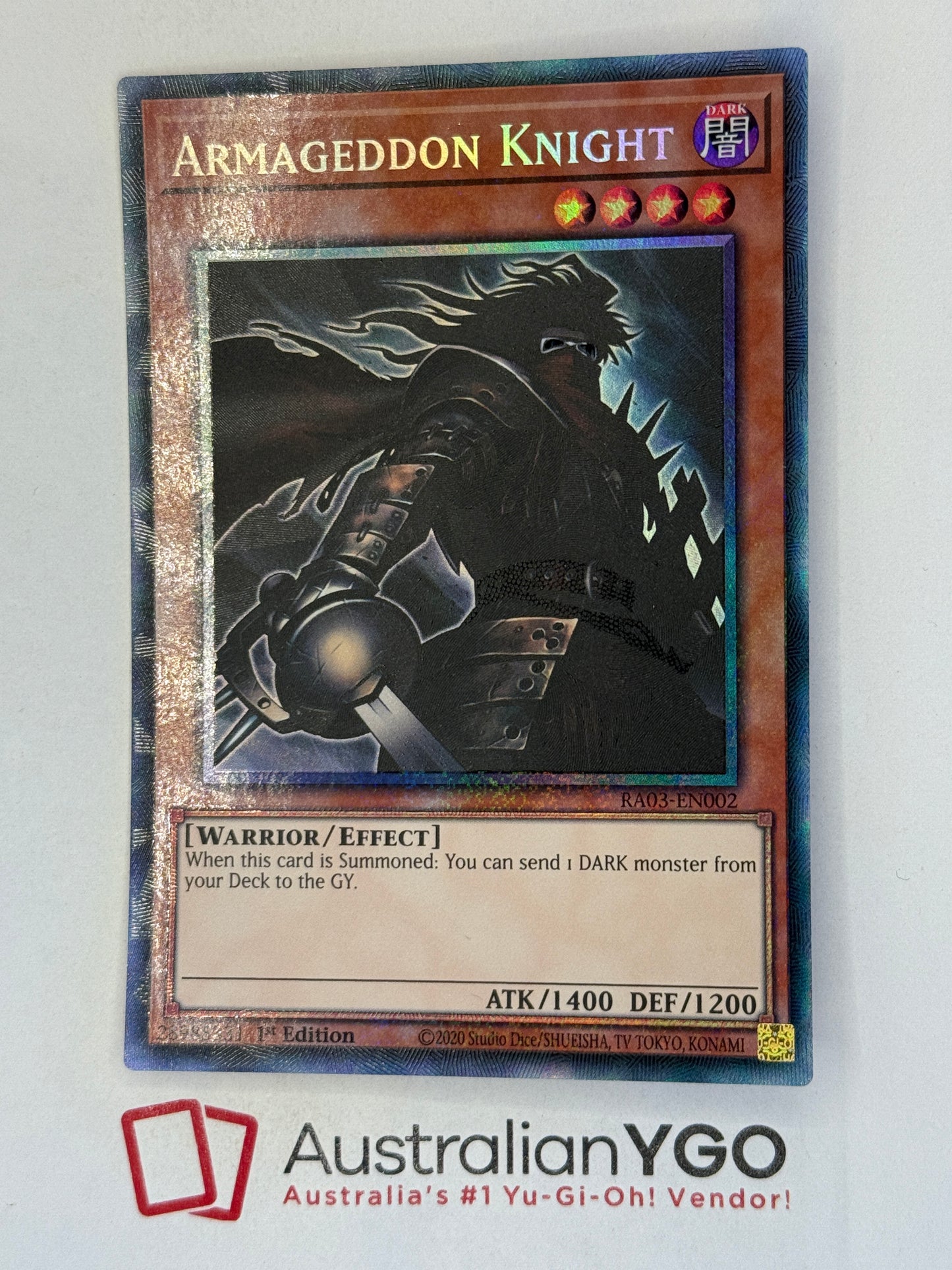 ARMAGEDDON KNIGHT RA03-EN002 (CR)