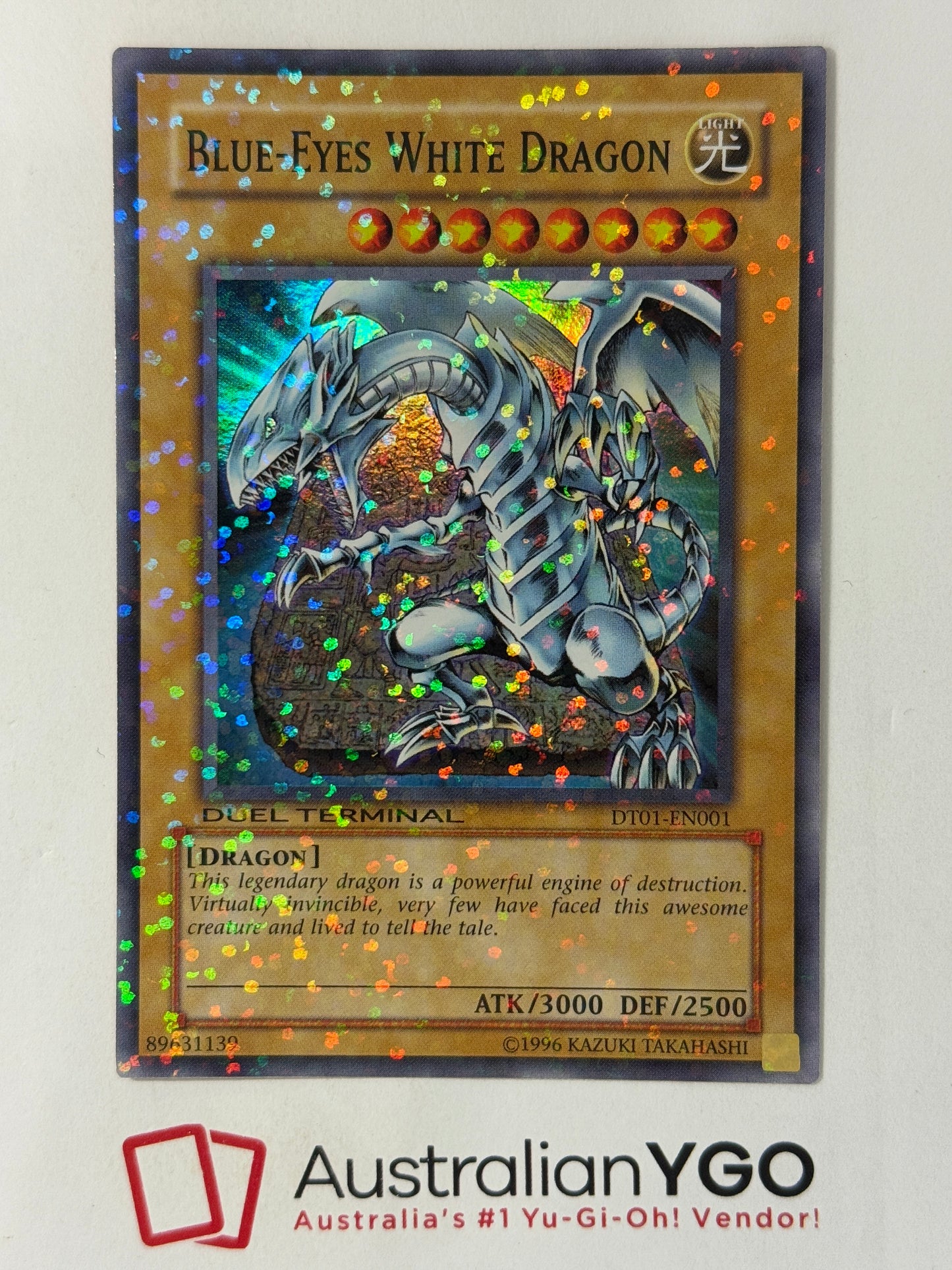 BLUE-EYES WHITE DRAGON DTO1-EN001