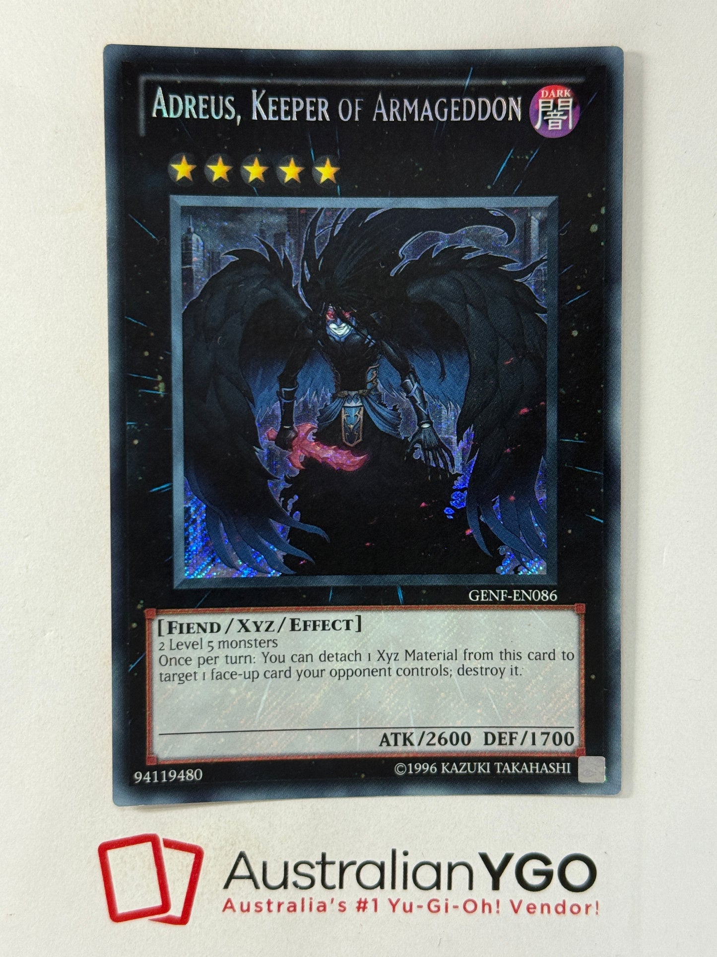 ADREUS, KEEPER OF ARMAGEDDON GENF-EN086