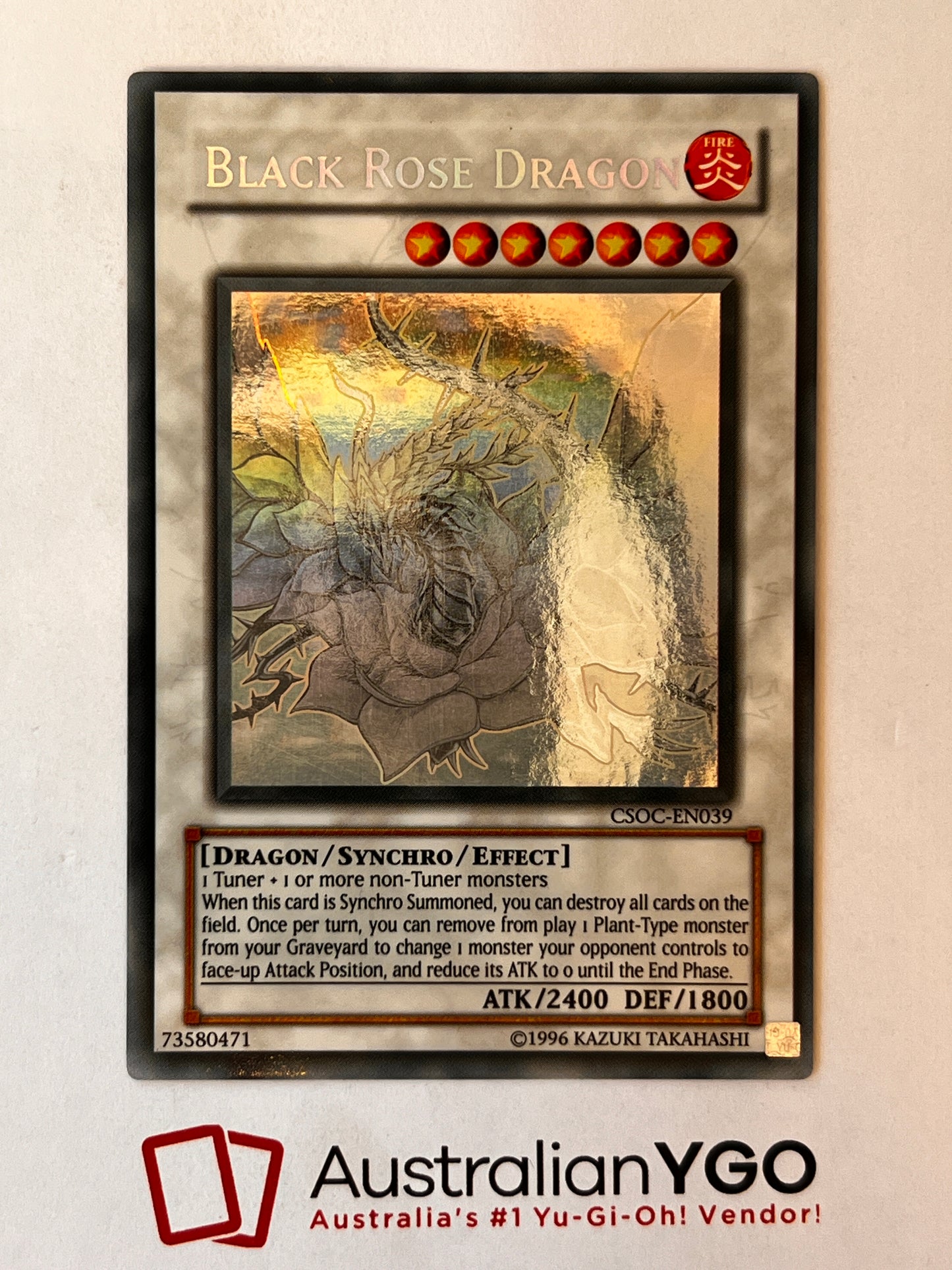 BLACK ROSE DRAGON CSOC-EN039(Ghost)