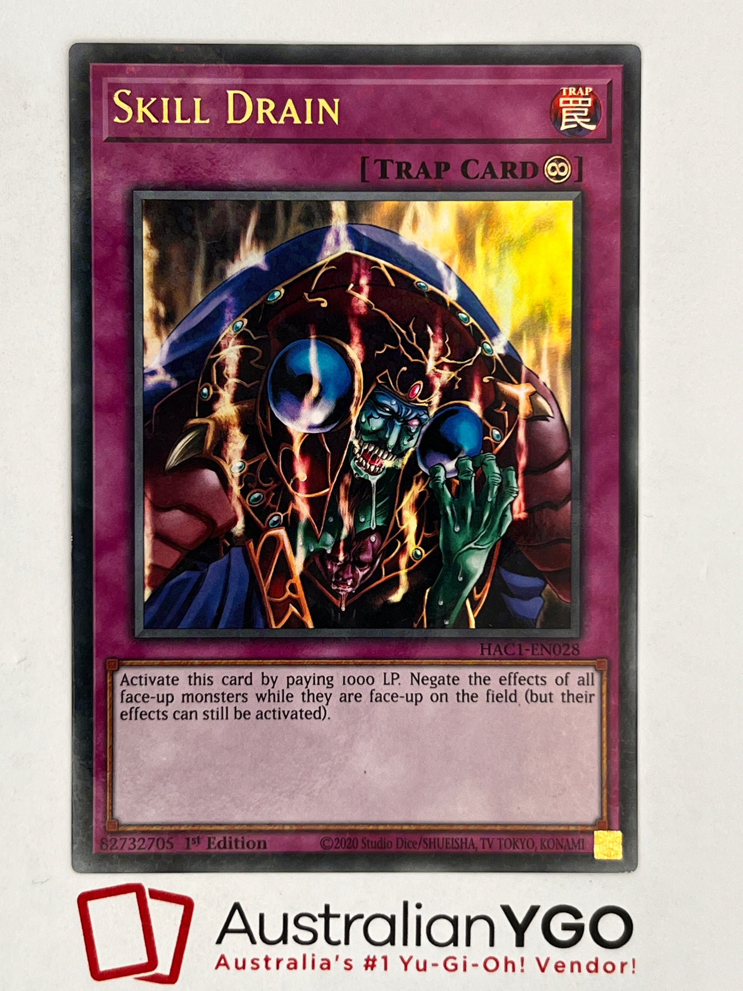 SKILL DRAIN HAC1-EN028 Ultra Rare