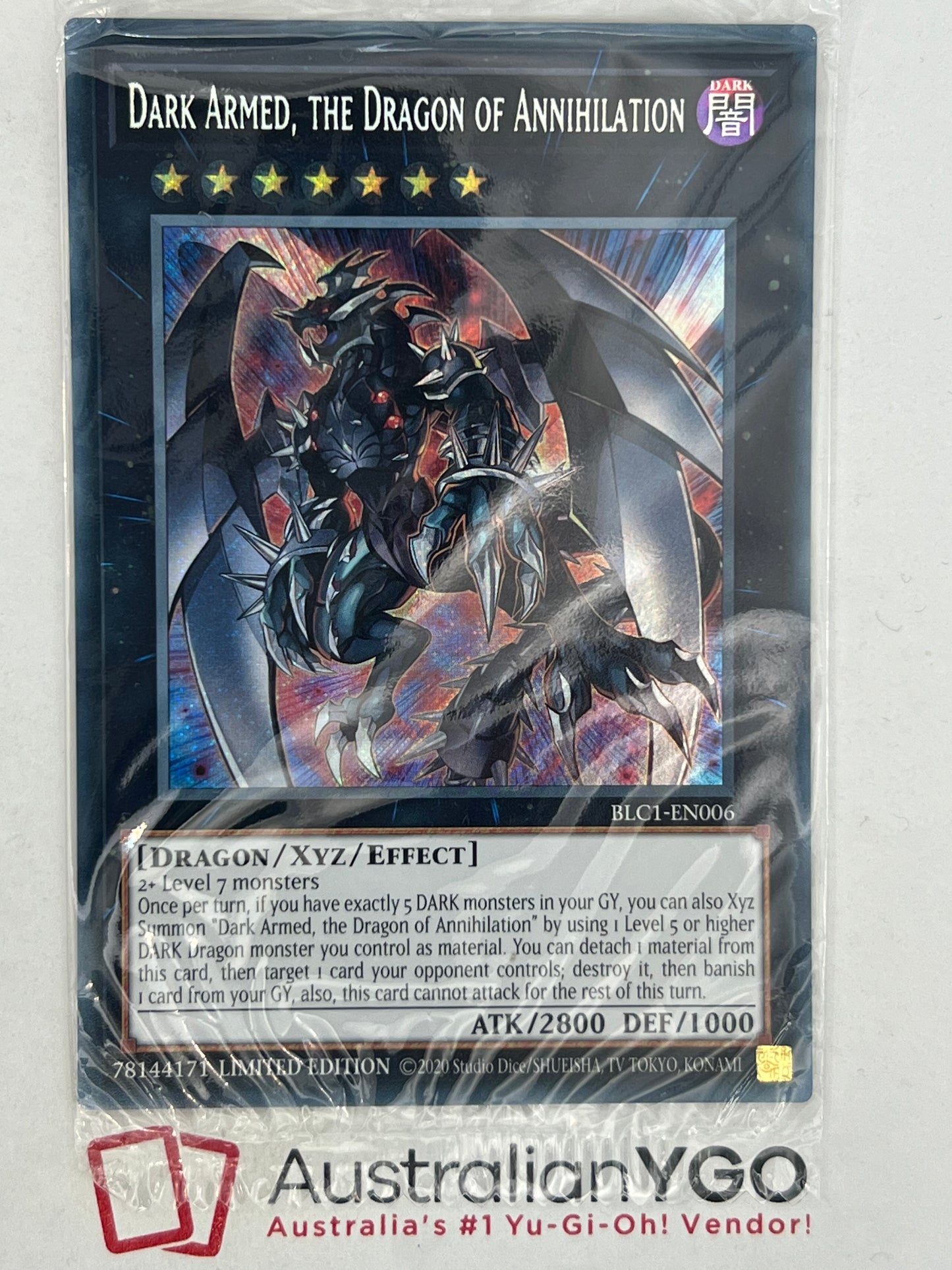 DARK ARMED, THE DRAGON OF ANNIHILATION BLC1-EN006