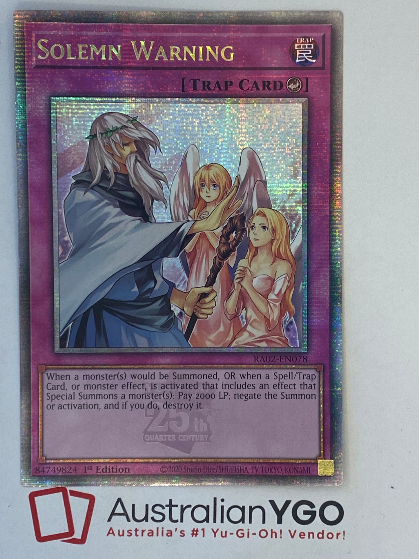 SOLEMN WARNING RA02-EN078 (QCR)