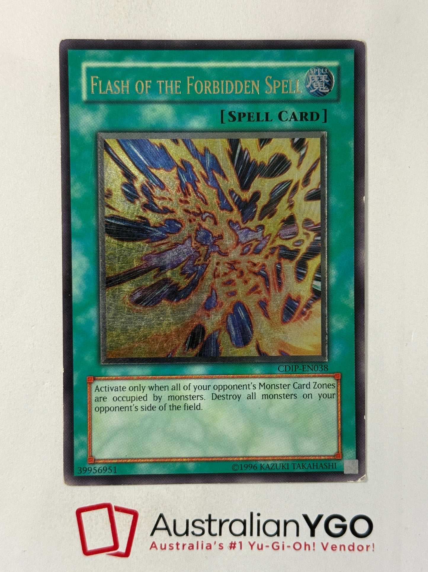 FLASH OF THE FORBIDDEN SPEL CDIP-EN038 (UTR)