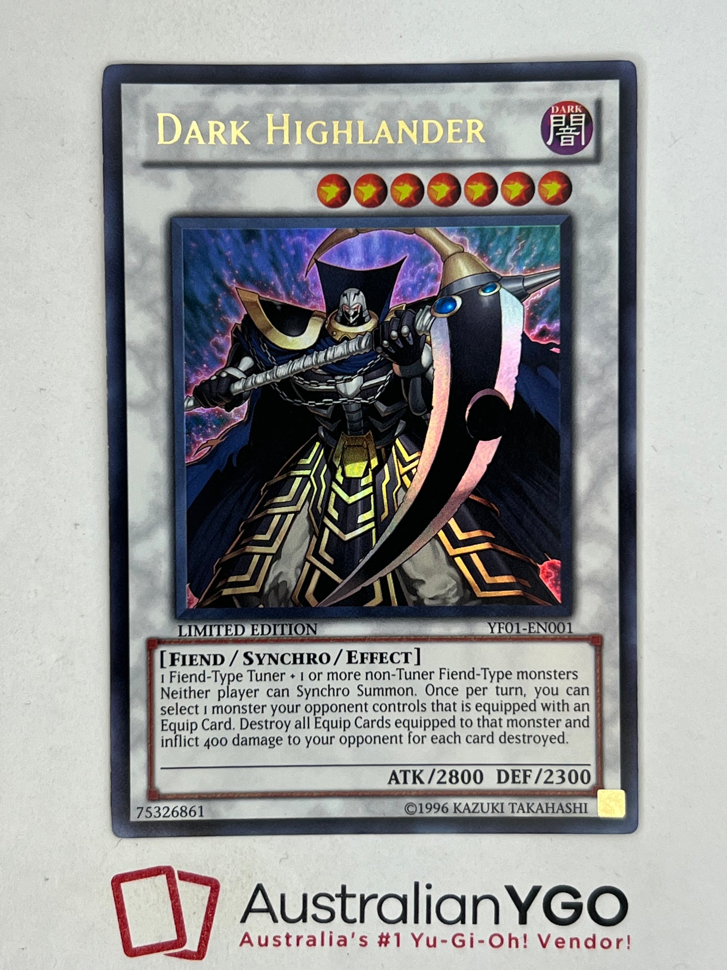DARK HIGHLANDER YF01-EN001