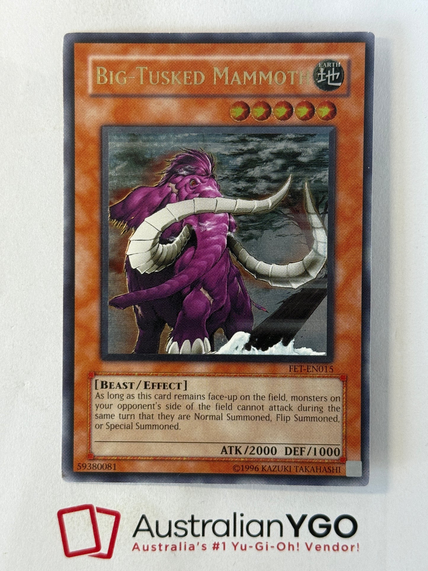 BIG-TUSKED MAMMOTH FET-EN015 (UTR)