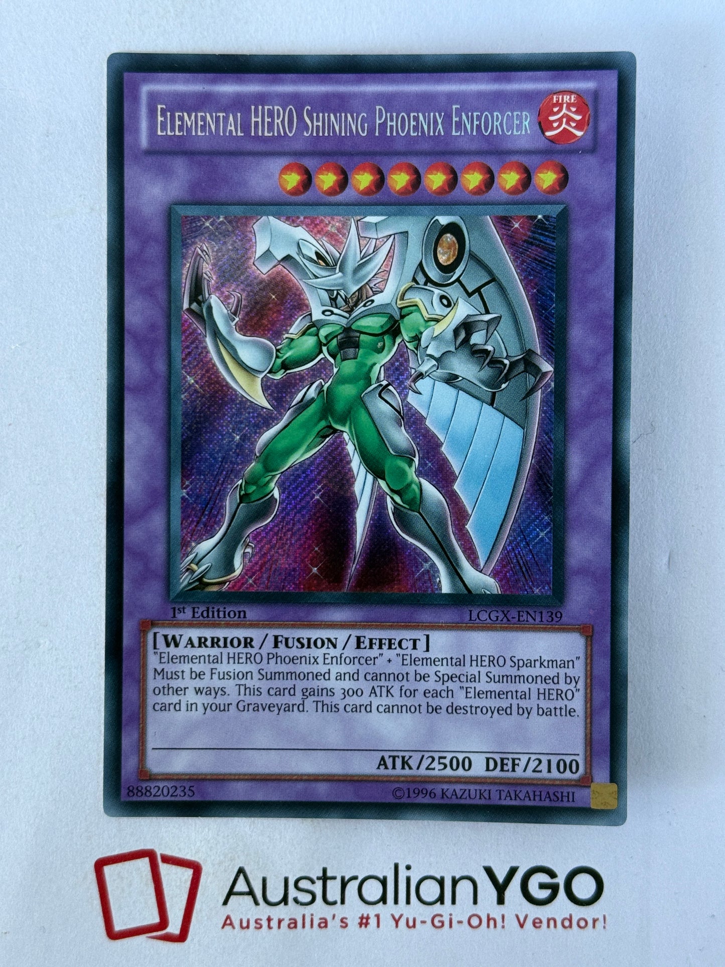 ELEMENTAL HERO SHINING PHOENIX ENFORCER LCGX-EN139