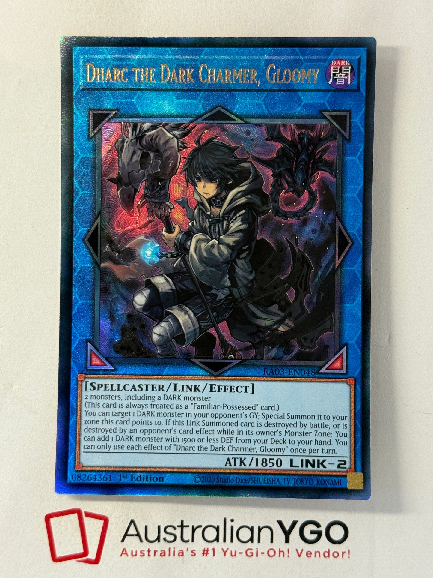 DHARC THE DARK CHARMER, GLOOMY RA03-EN048 (PUR)