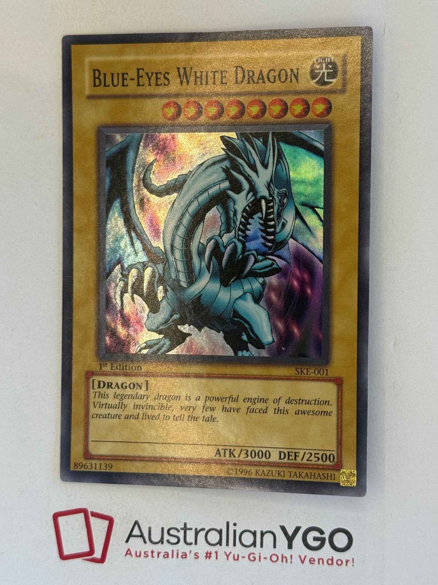 BLUE-EYES WHITE DRAGON SKE-001