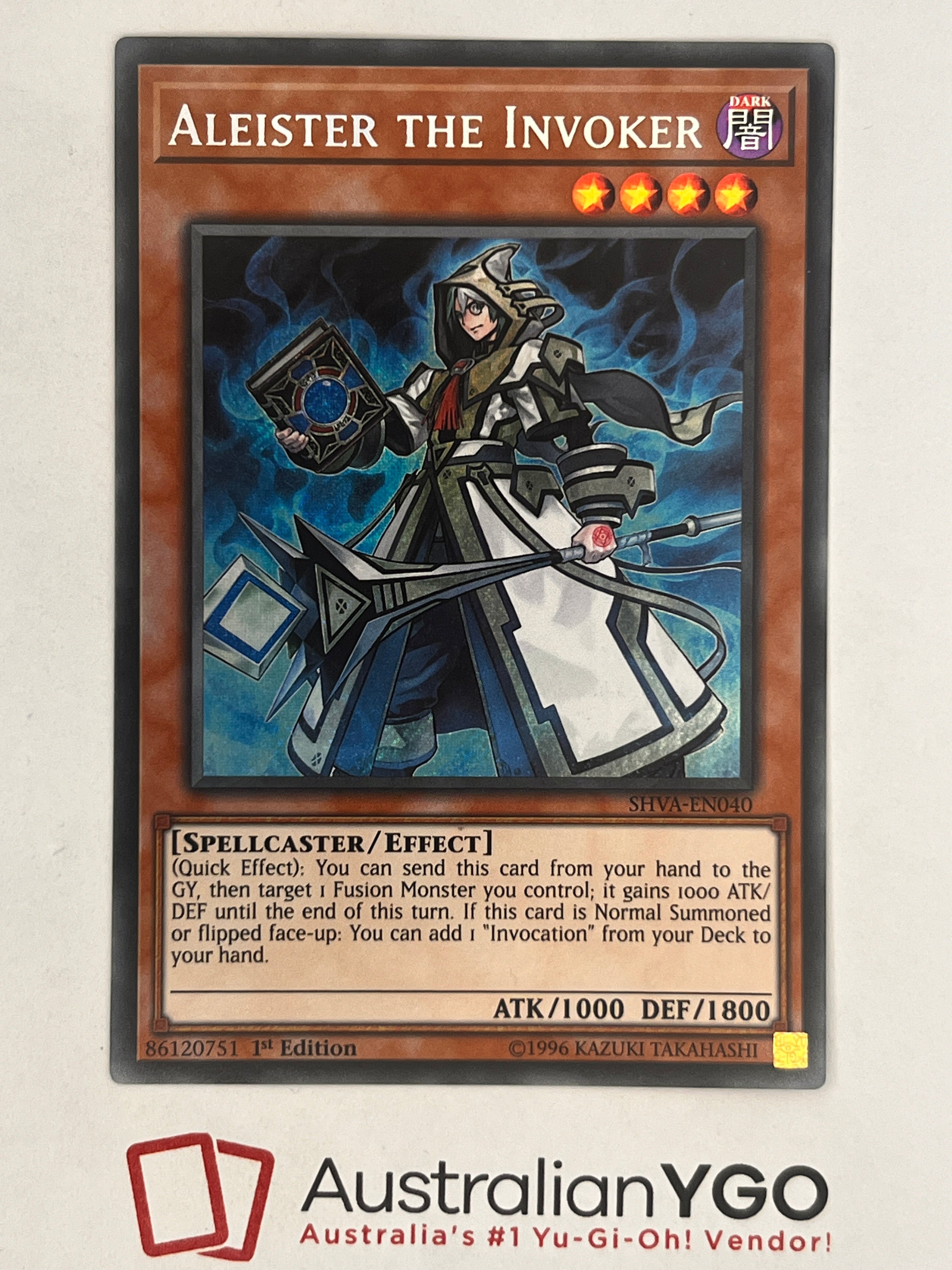 ALEISTER THE INVOKER SHVA-EN040 Aus Ygo ALEISTER THE INVOKER SHVA-EN040 Aus Ygo