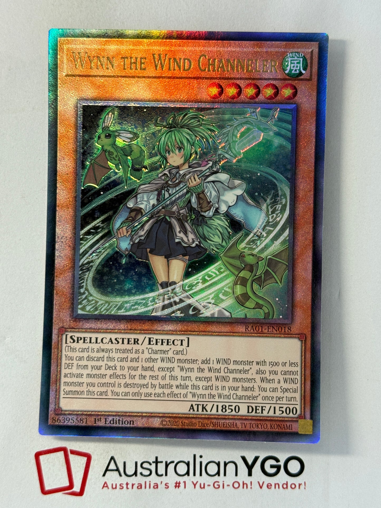 WYNN THE WIND CHANNELER RA01-EN018 (PUR)