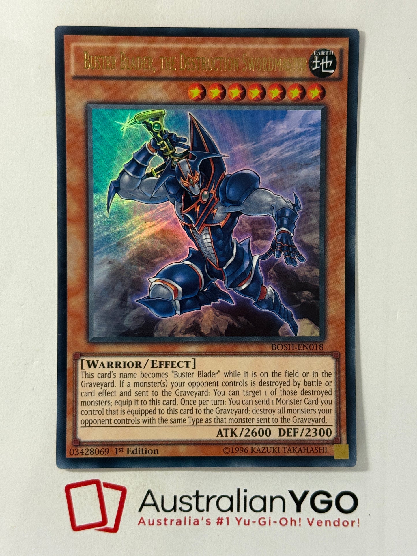 BUSTER THE BLADER DESTRUCTION SWORDMASTER BOSH-EN018