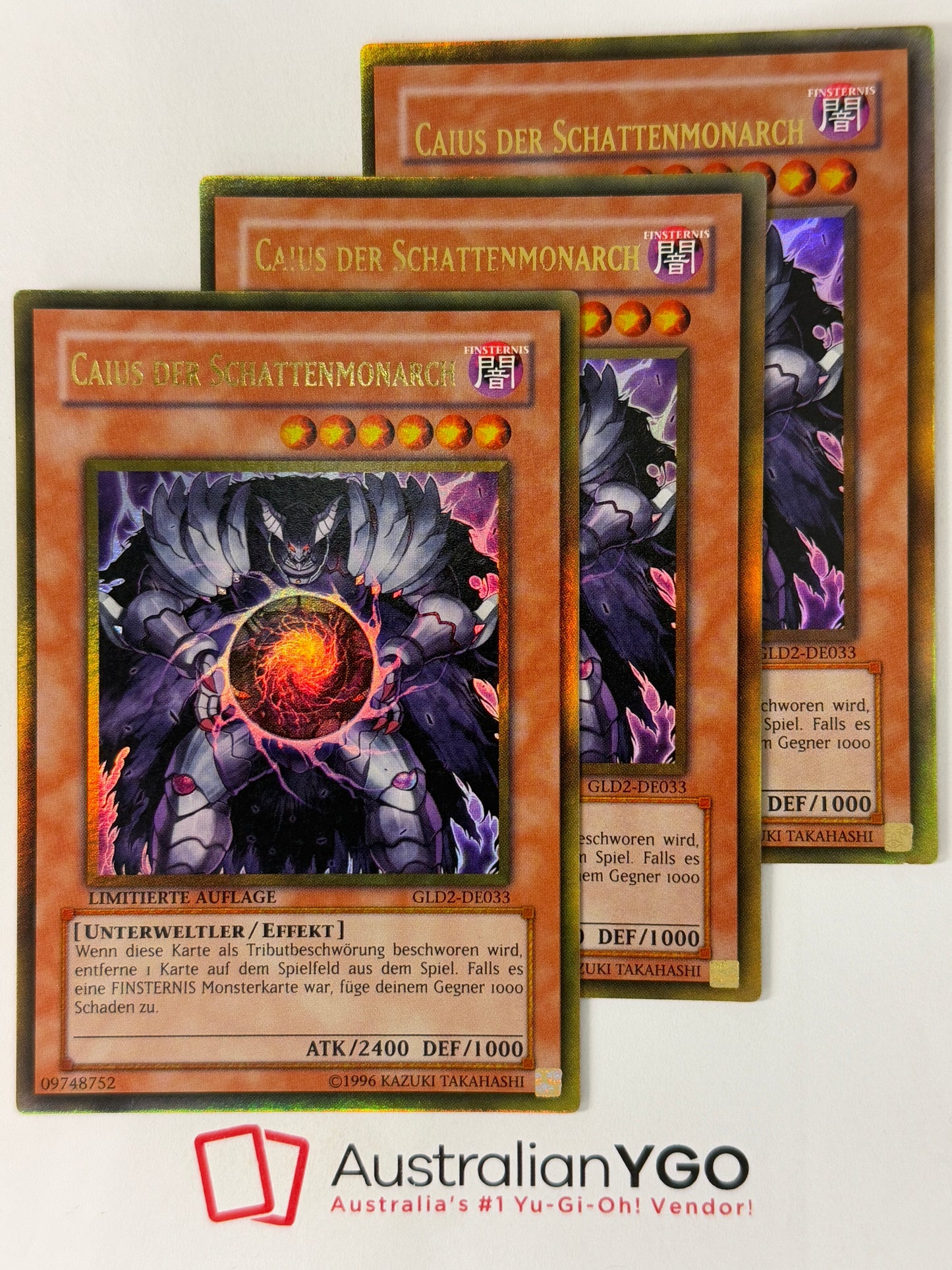 CAIUS THE SHADOW MONANCH GLD2-DE032 PLAYSET