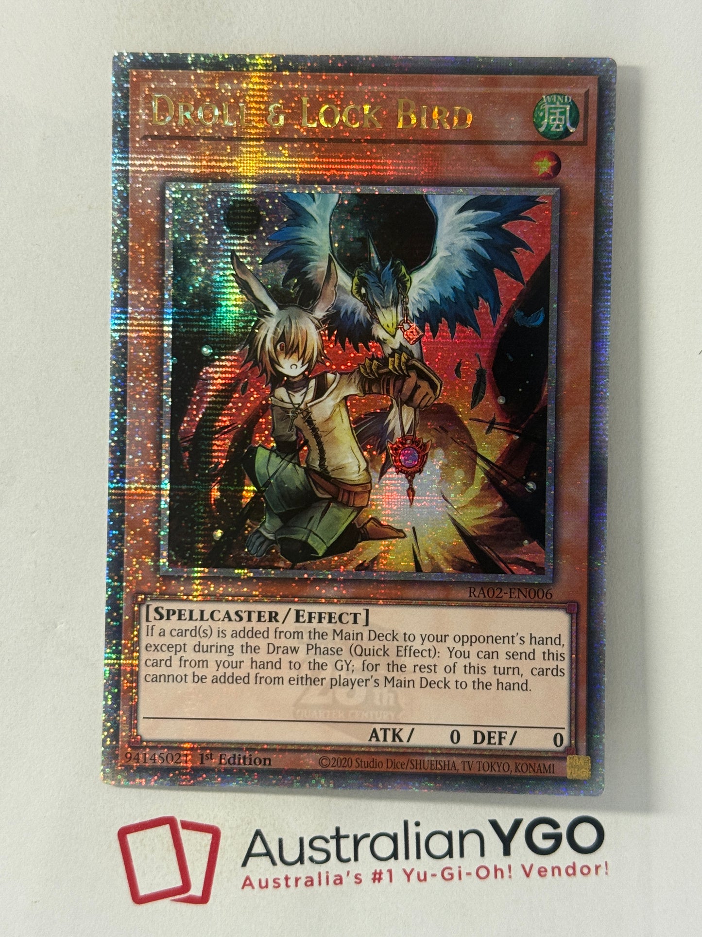 DROLL & LOCK BIRD RAO2-EN006 (QCR)