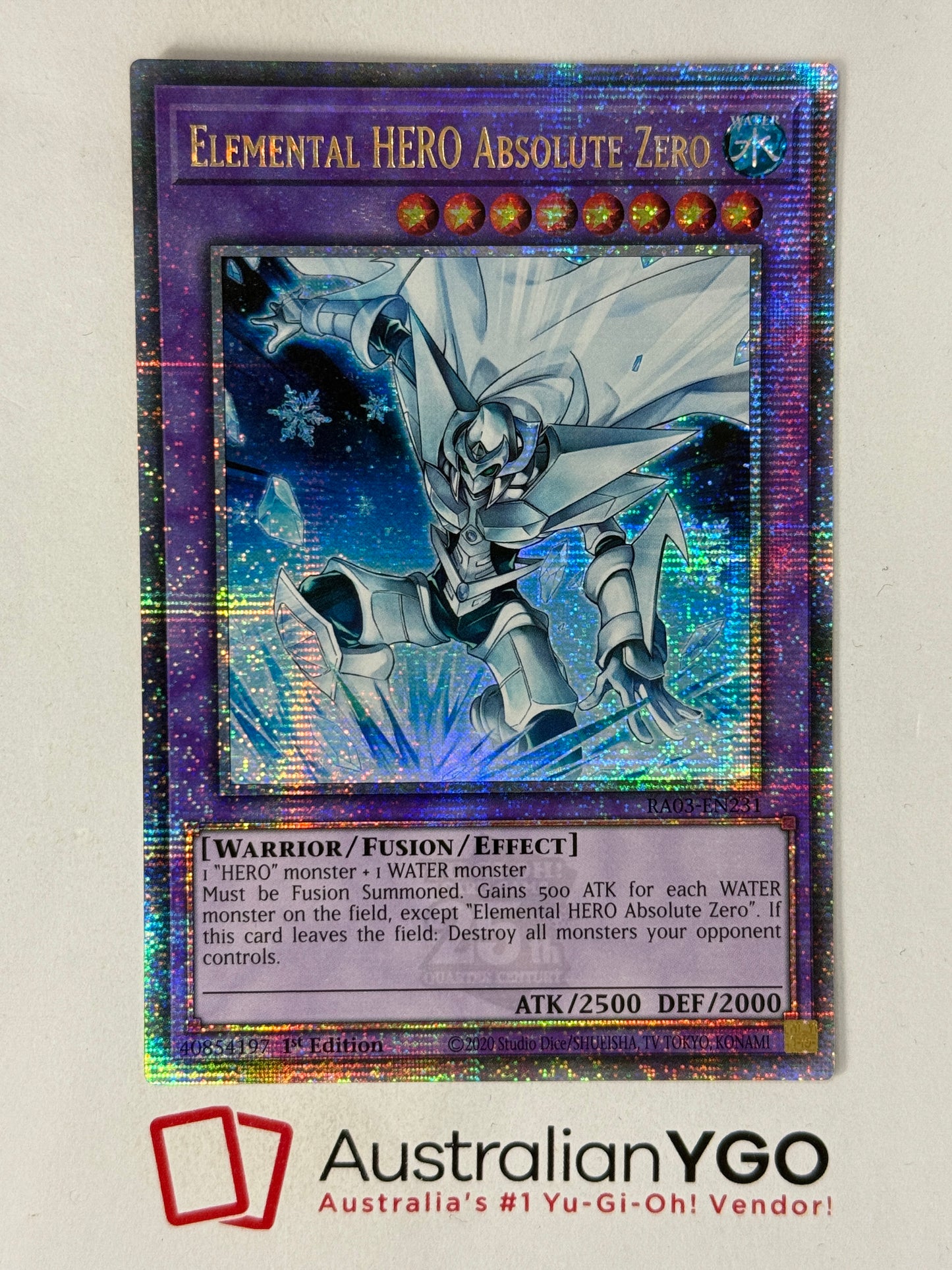 ELEMENTAL HERO ABSOLUTE ZERO
RA03-EN231 (QCR)