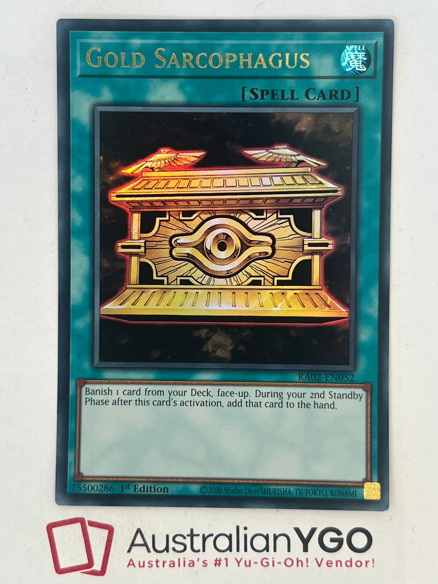 GOLD SARCOPHAGUS RA02-EN052