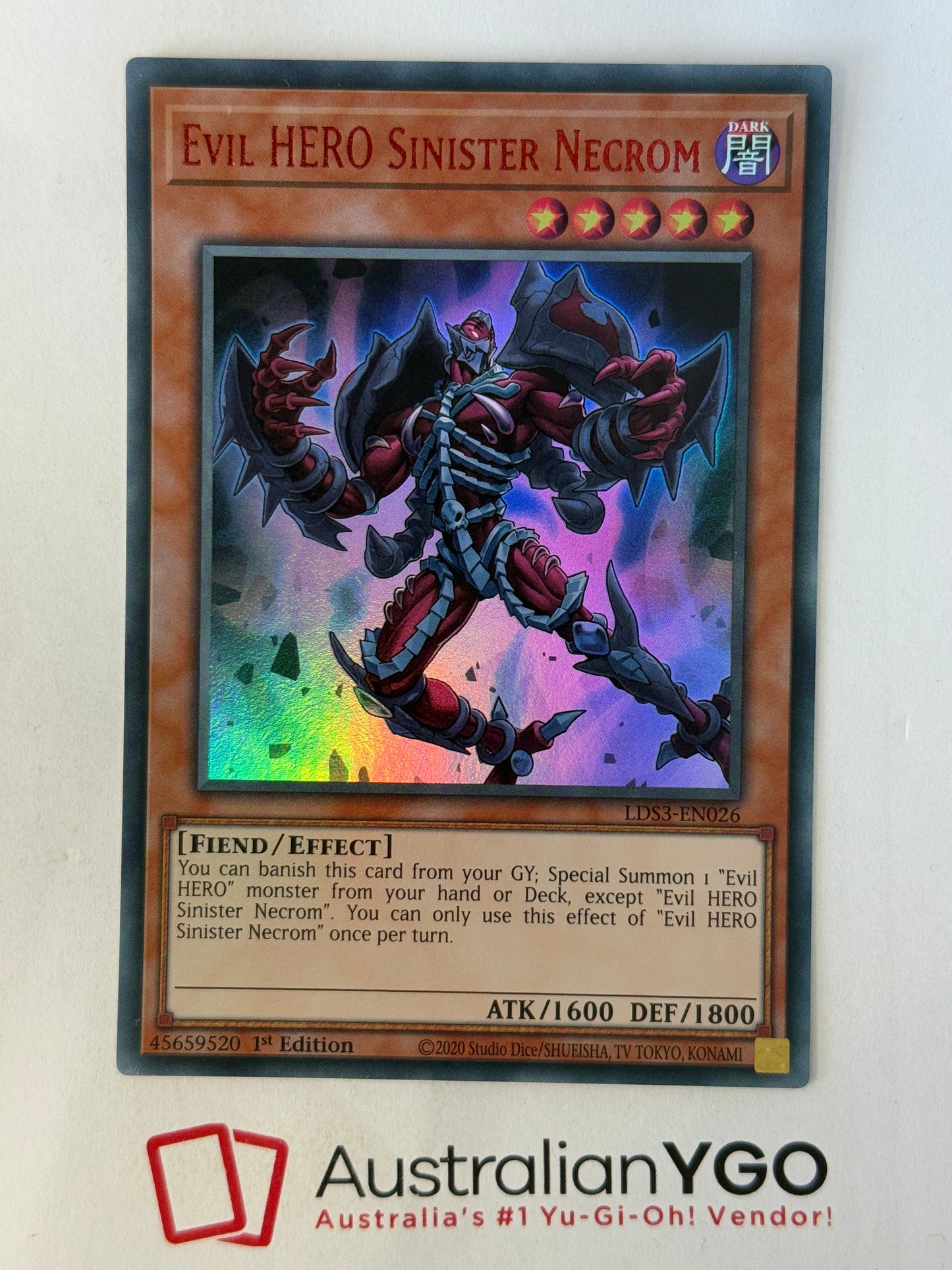 EVIL HERO SINISTER NECROM LDS3-EN026