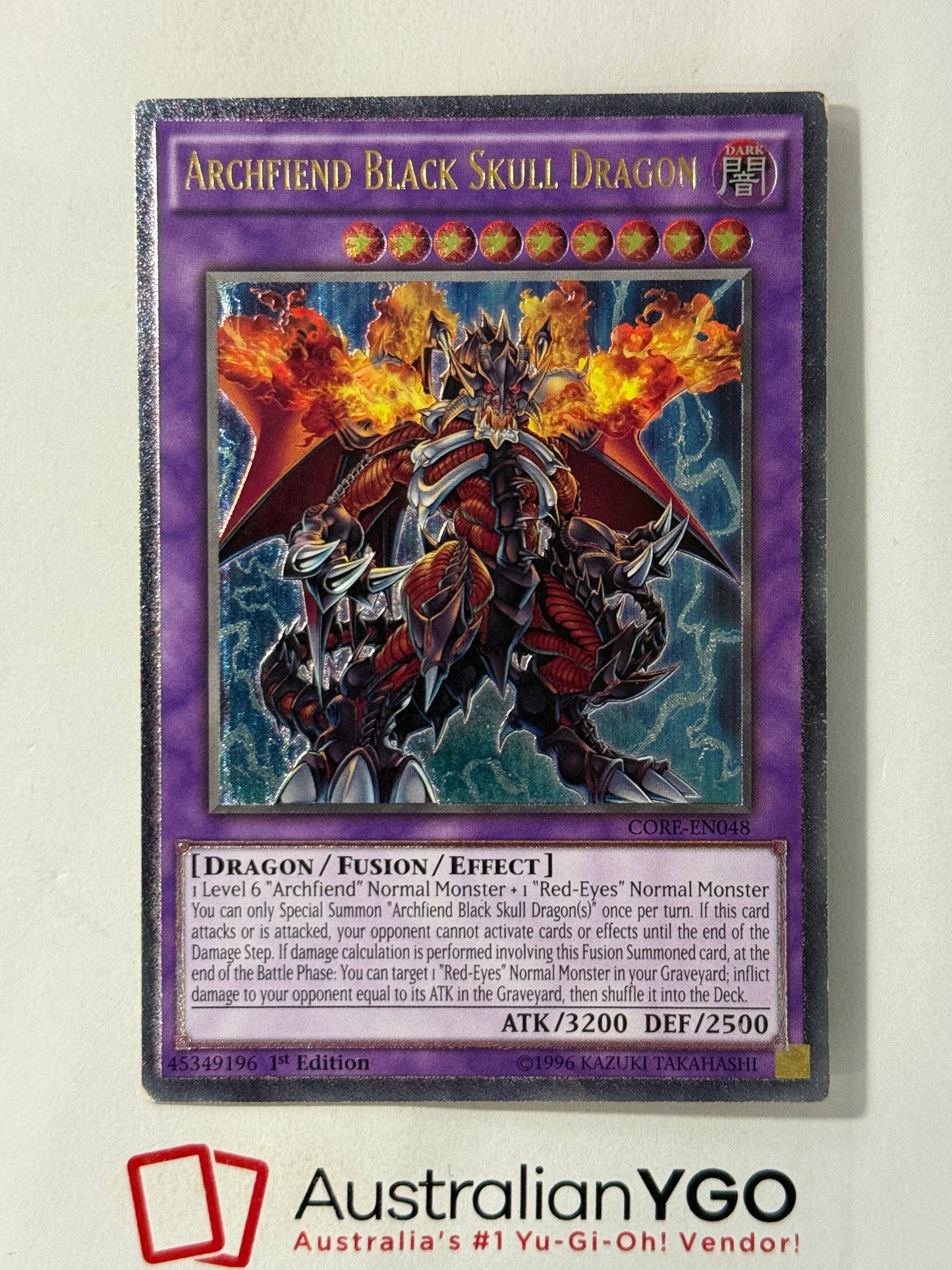 ARCHFIEND BLACK SKULL DRAGON CORE-EN048