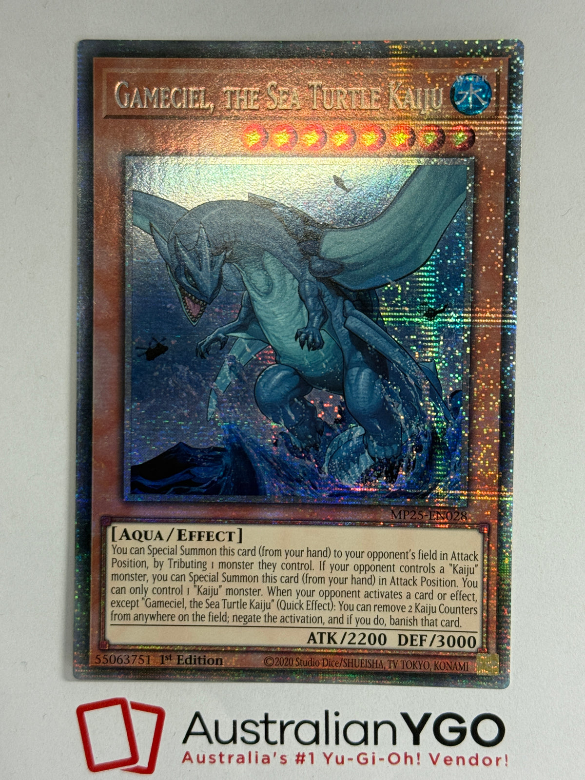 GAMECIEL, THE SEA TURTLE KAIJU MP25-EN028 (Starlight)