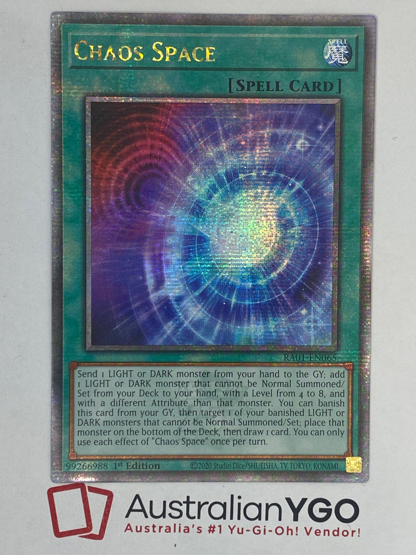 CHAOS SPACE (American) RA01-EN065 (QCR)