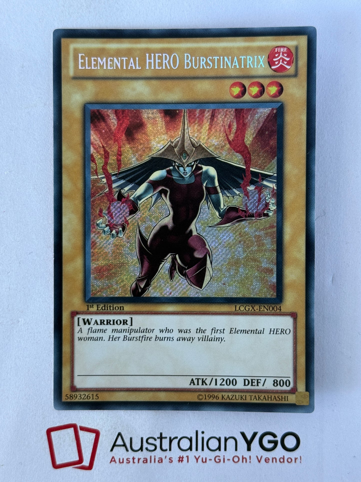 ELEMENTAL HERO BURSTINATRIX LCGX-EN004