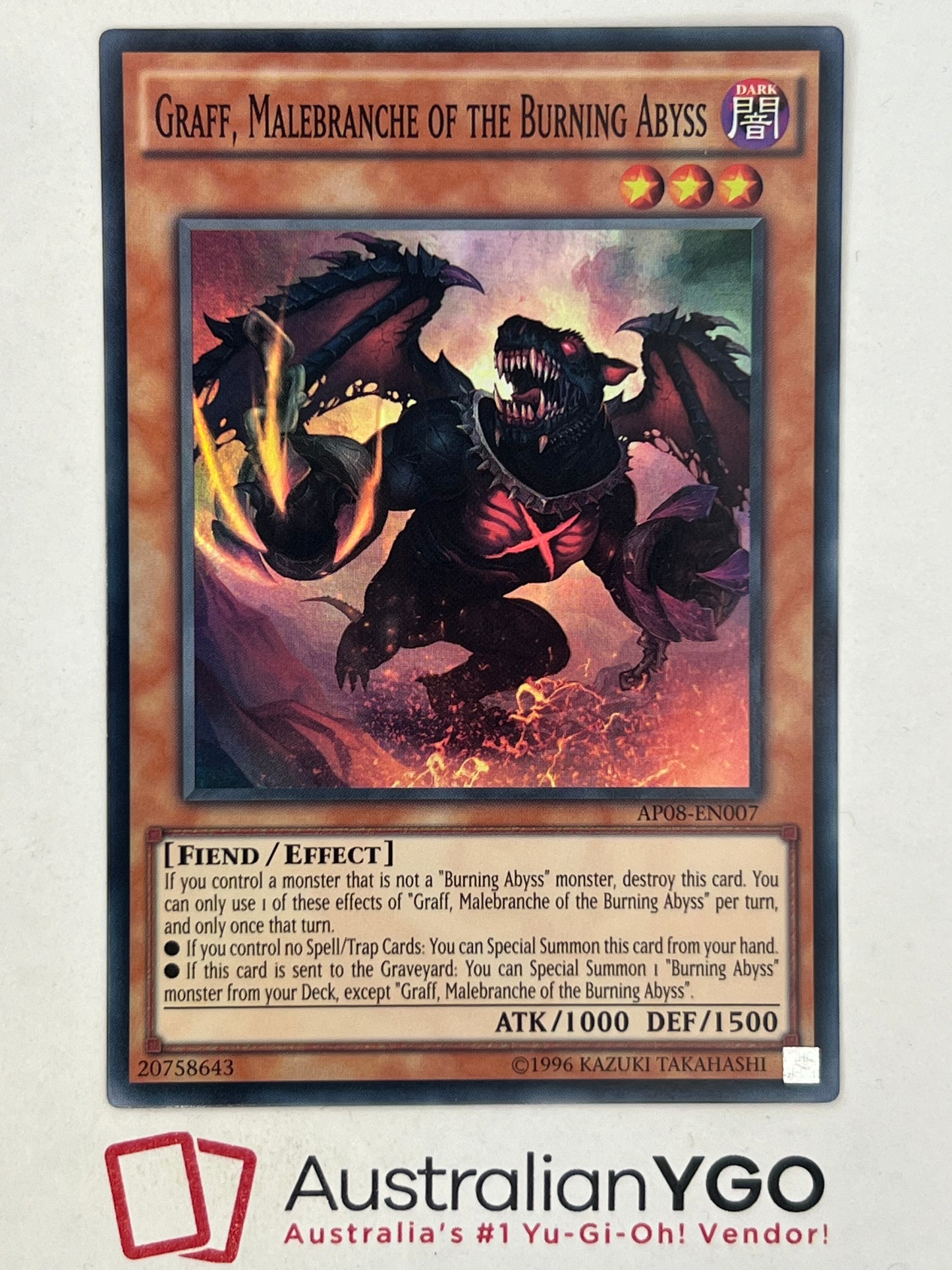 GRAFF, MALEBRANCHE OF THE BURNING ABYSS AP08-EN007