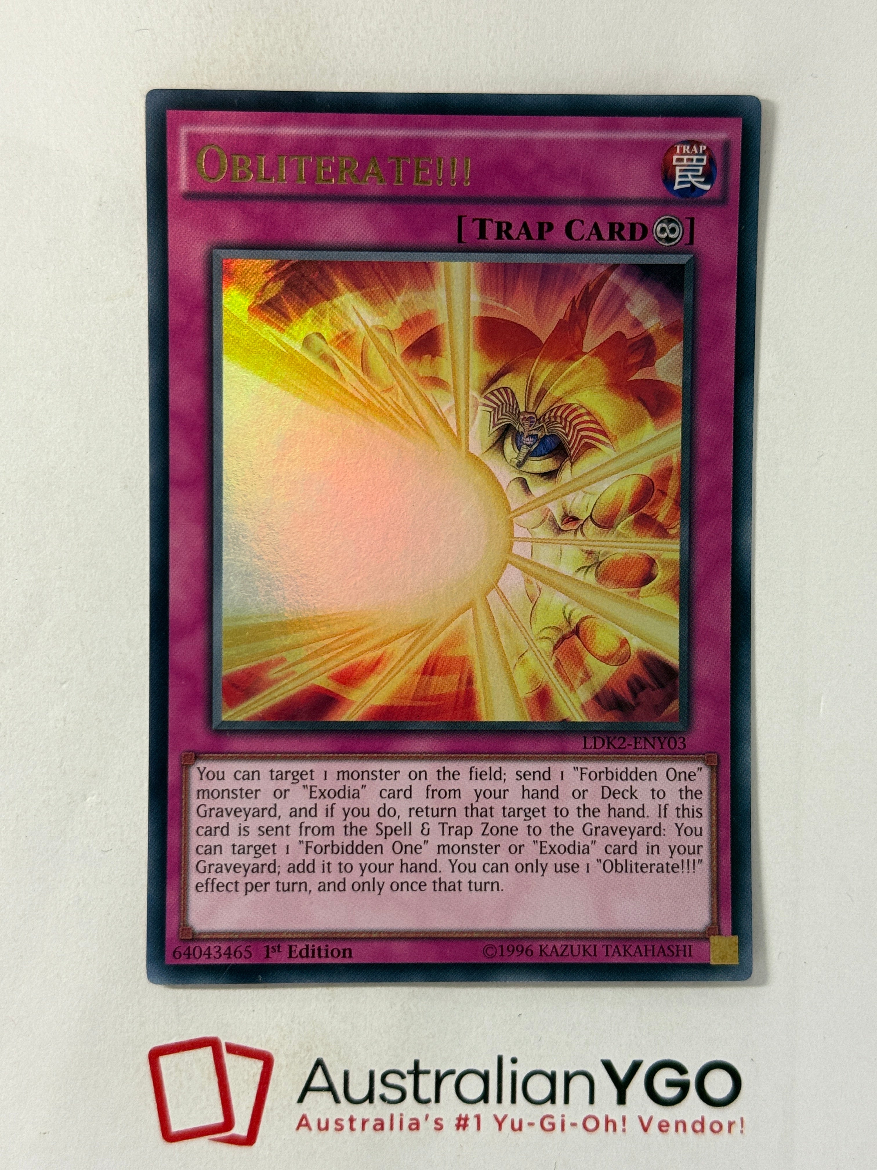 OBLITERATE!! LDK2-ENY03 – Aus Ygo