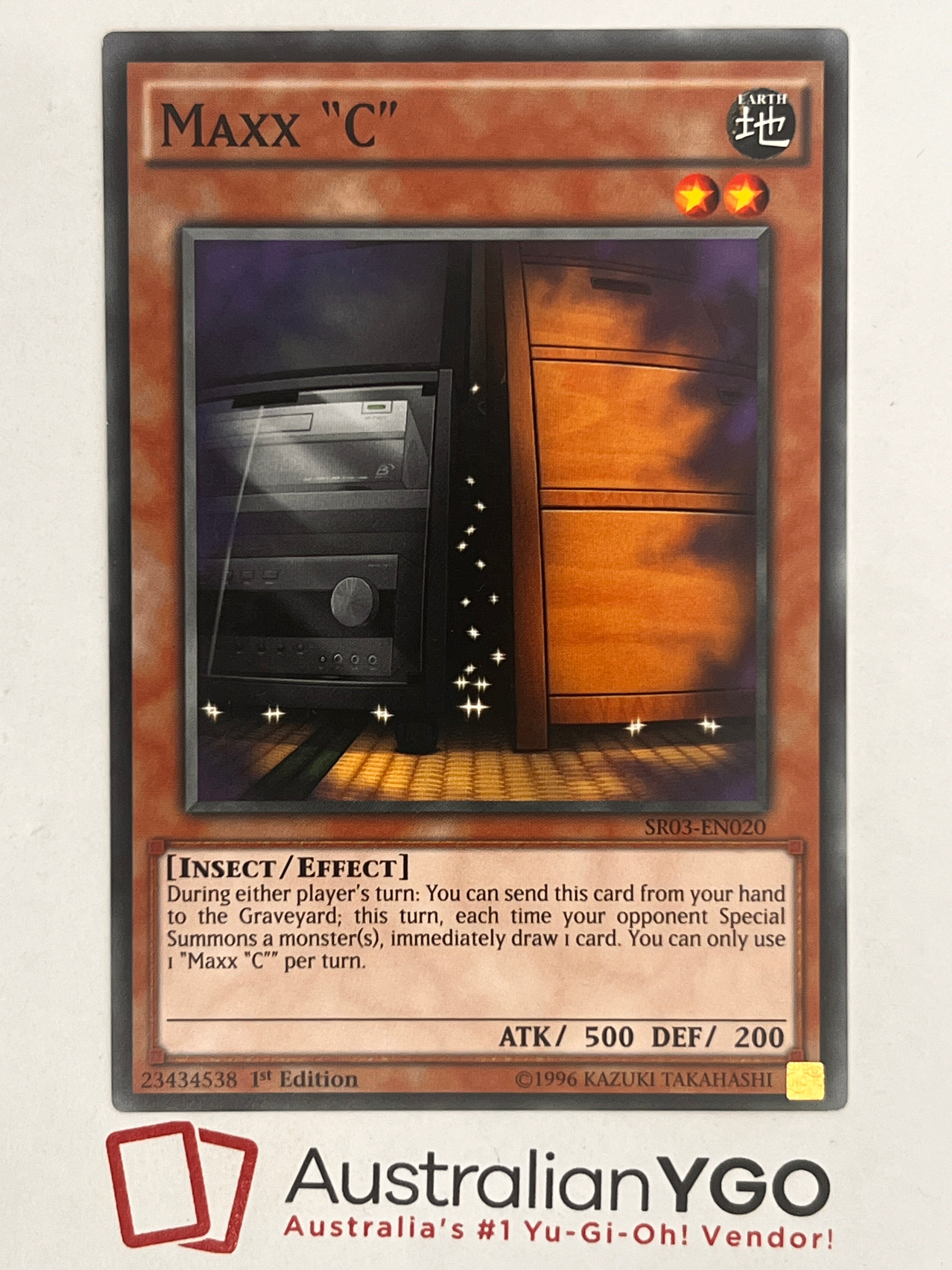 MAXX "C" SR03-EN020 Aus Ygo MAXX "C" SR03-EN020 Aus Ygo