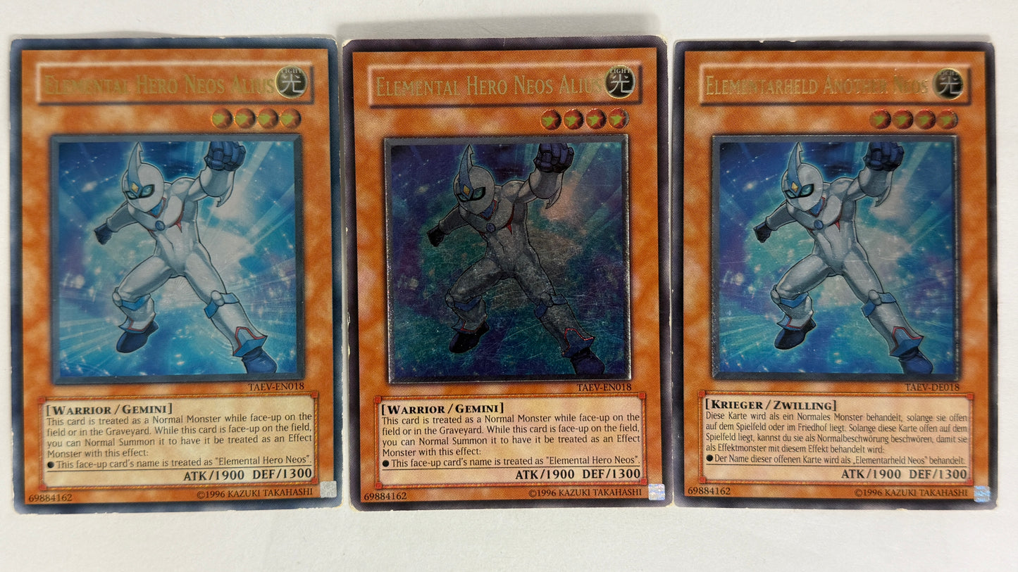 ELEMENTAL HERO NEOS ALIUS TAEV-ENO18 (UTR) Playset