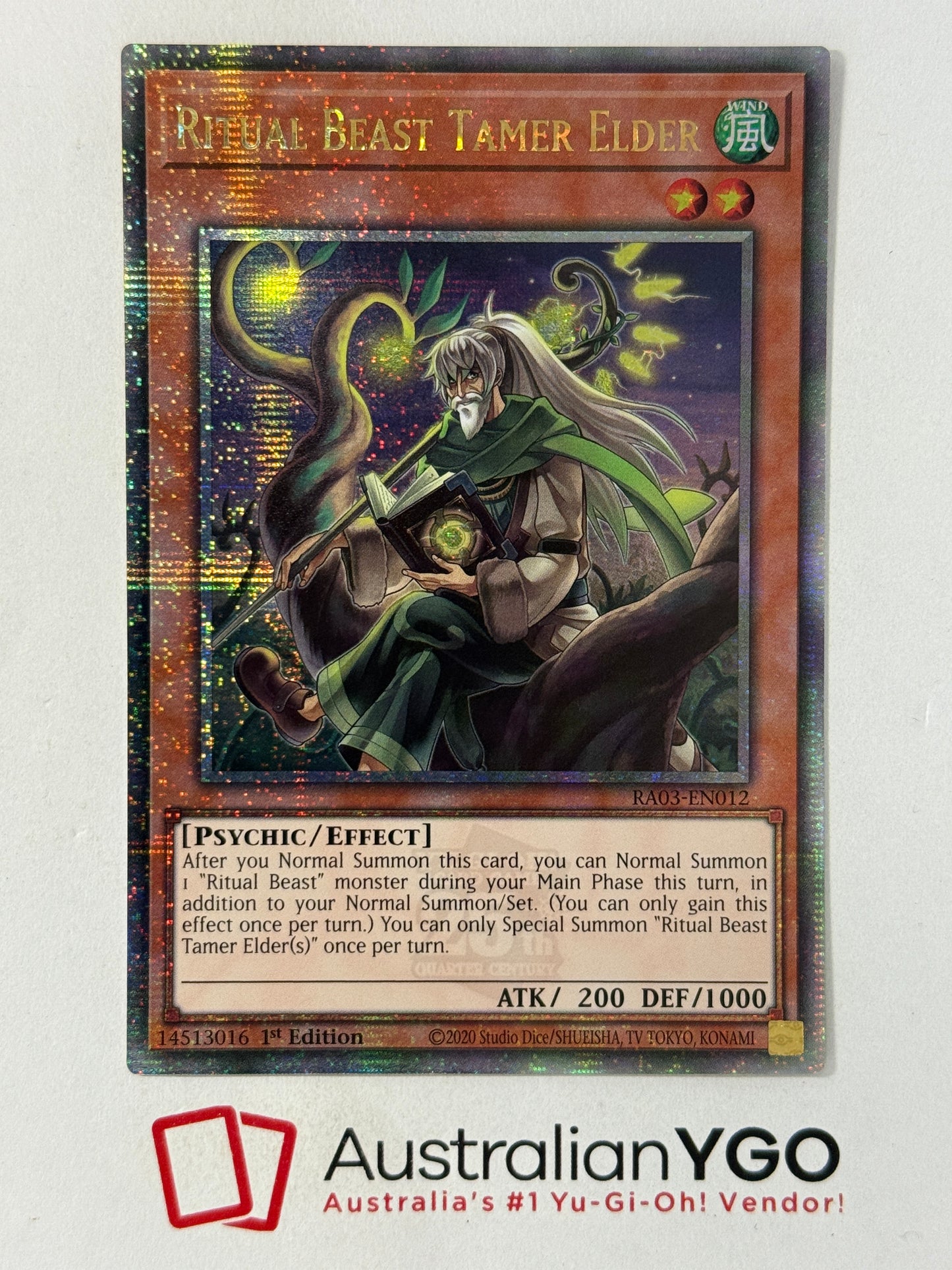 RITUAL BEAST TAMER ELDER RA03-EN012 (QCR)