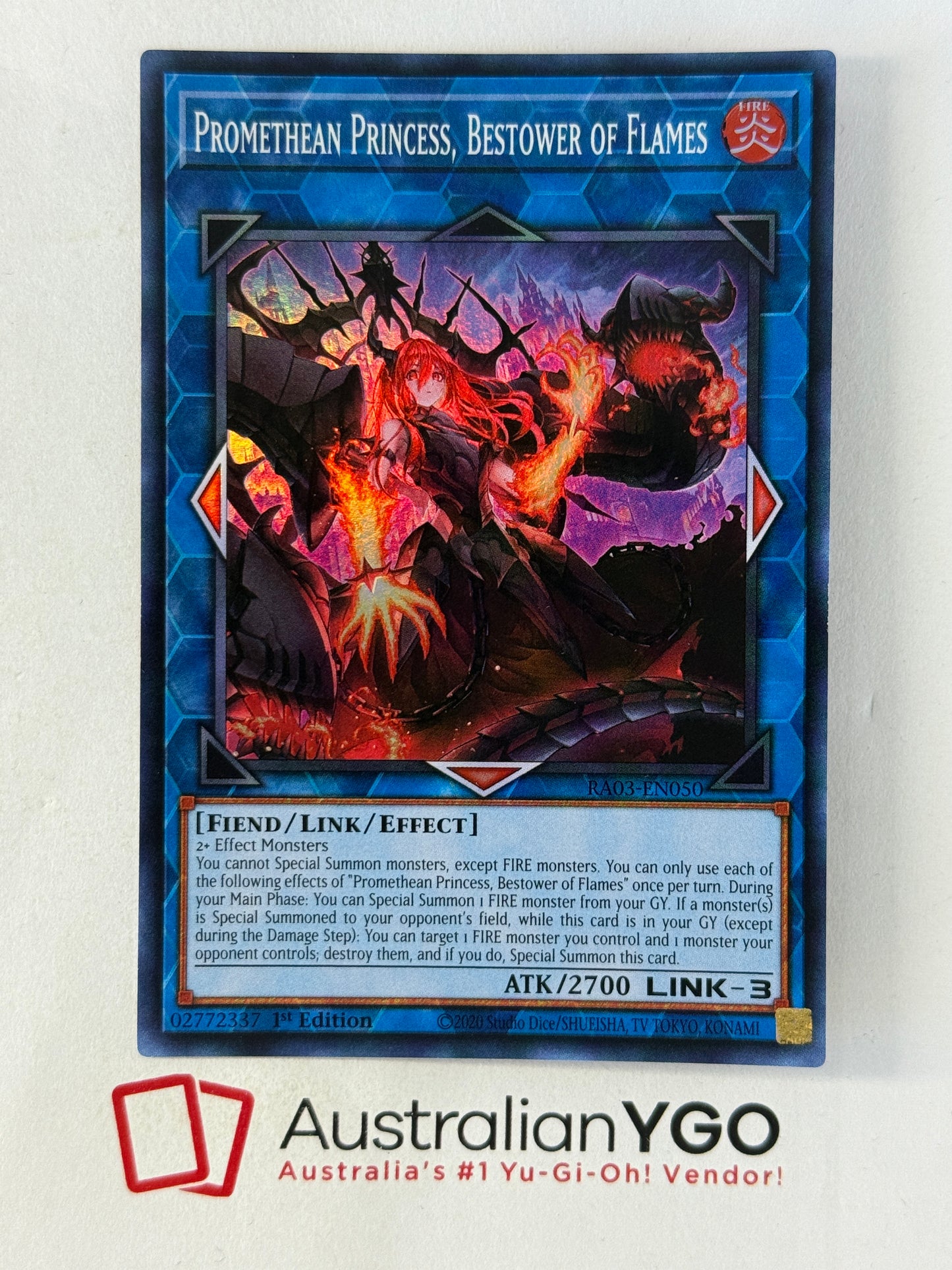 PROMETHAN PRINCESS, BESTOWER OF FLAMES RA03-ENO50