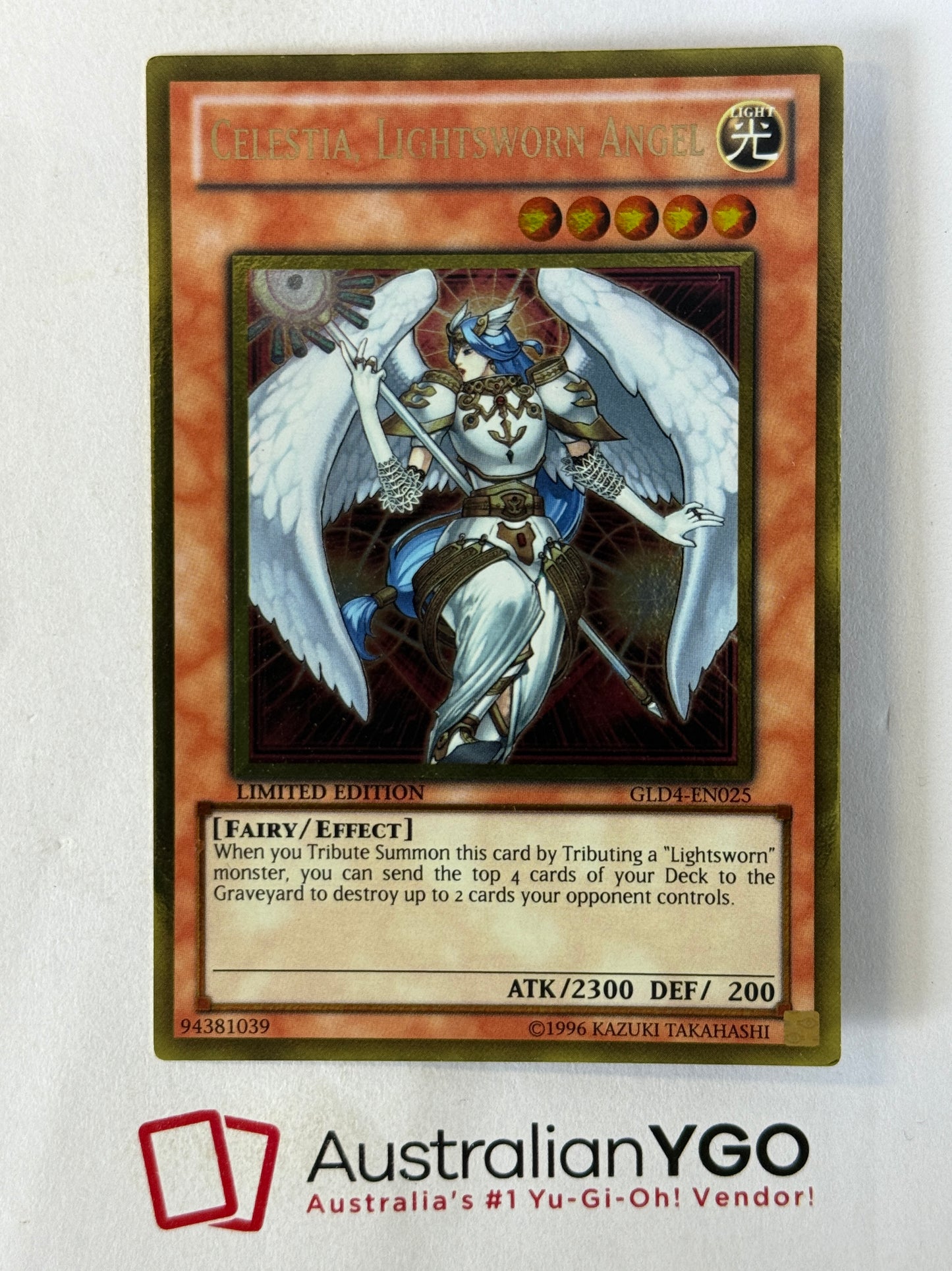 CELESTIA LICHTSWORN ANGEL GLD4-EN025