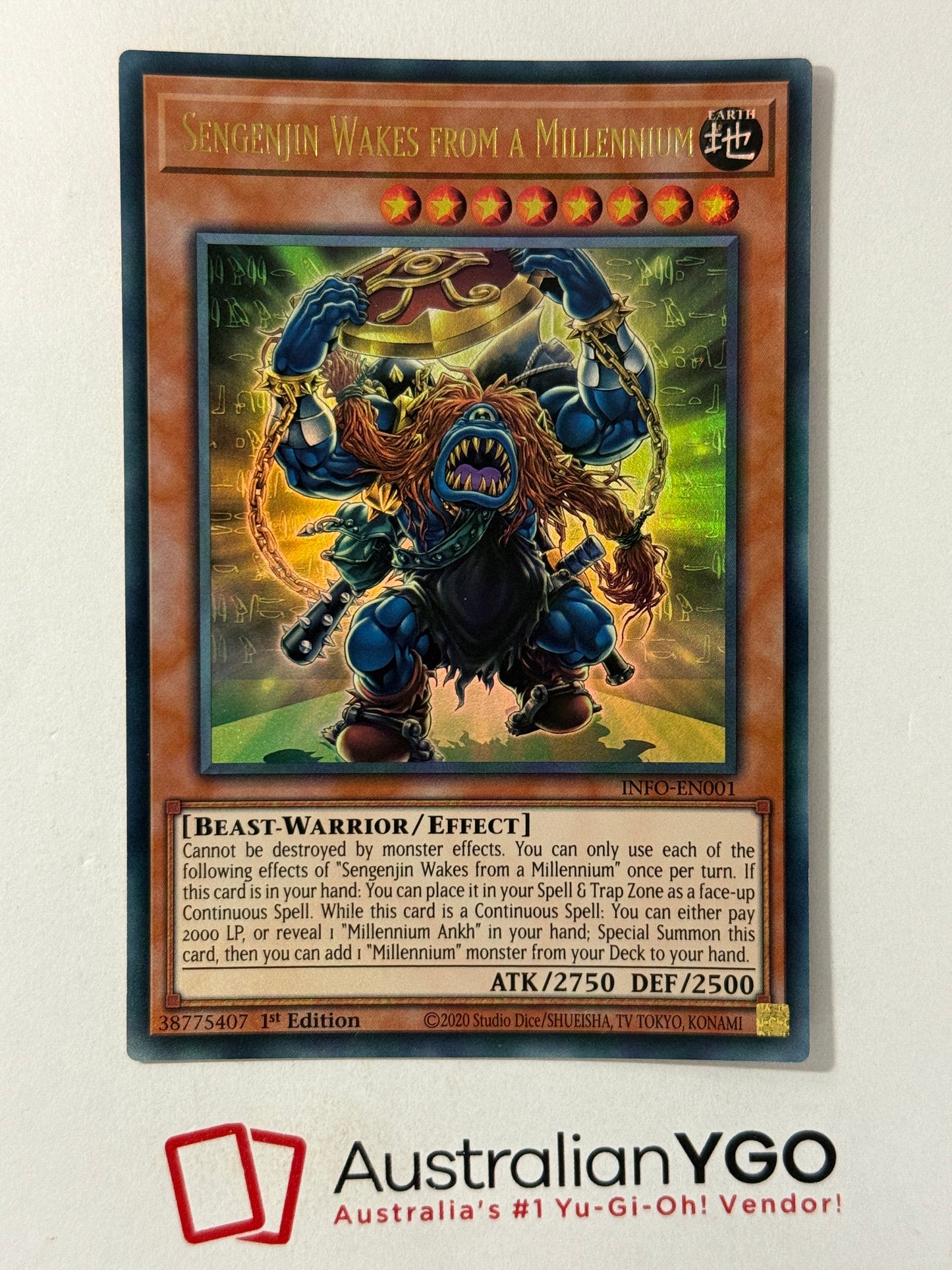 SENGENJIN WAKES FROM A MILLENNIUM INFO-EN001