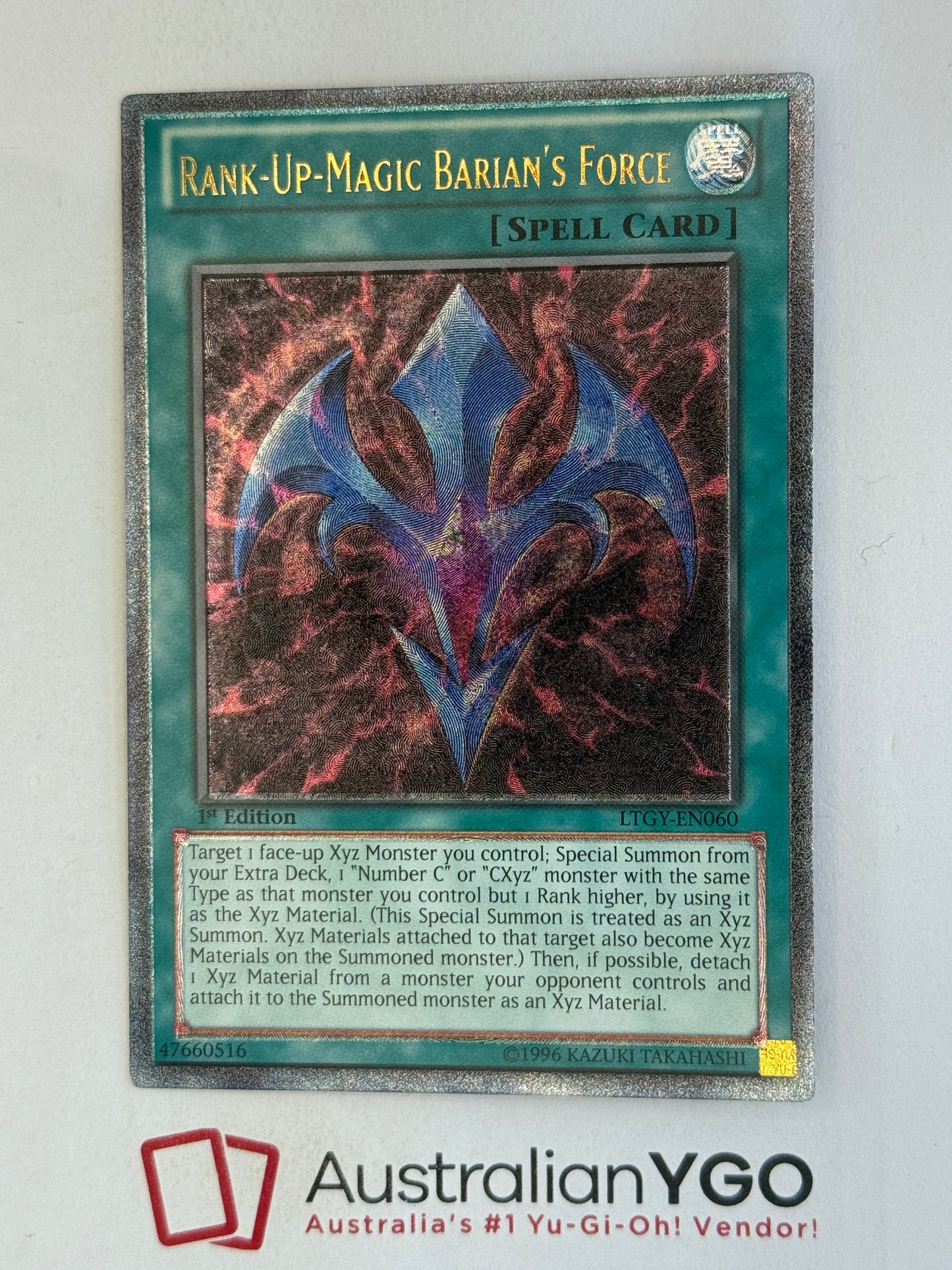 RANK-UP-MAGIC BARIAN'S FORCE LTGY-EN060 (UTR)