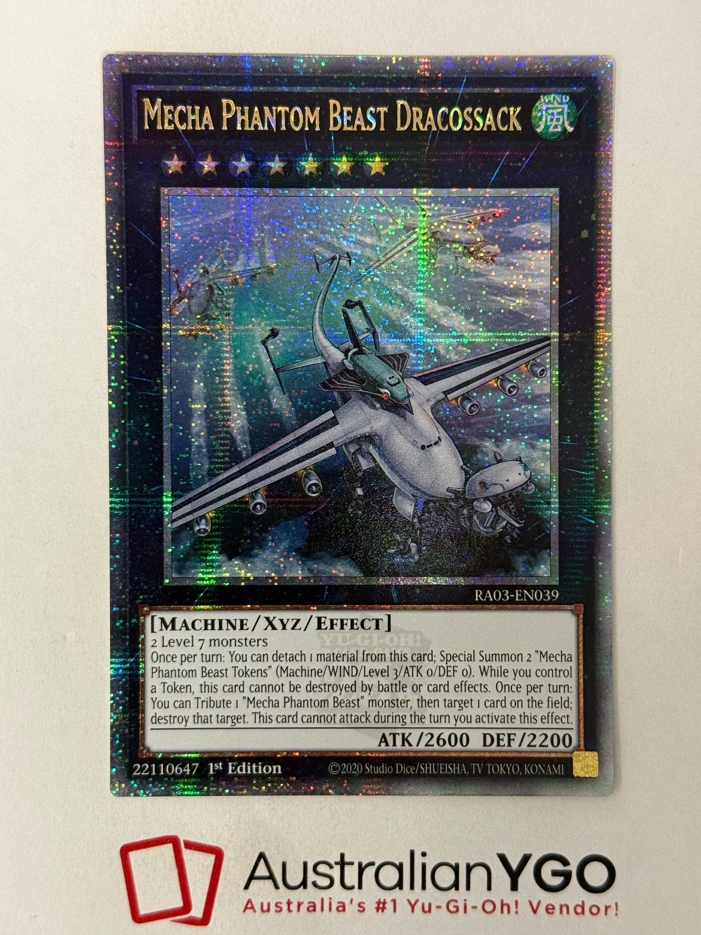 MECHA PHANTOM BEAST DRACOSSACK RA03-EN039 (QCR)
