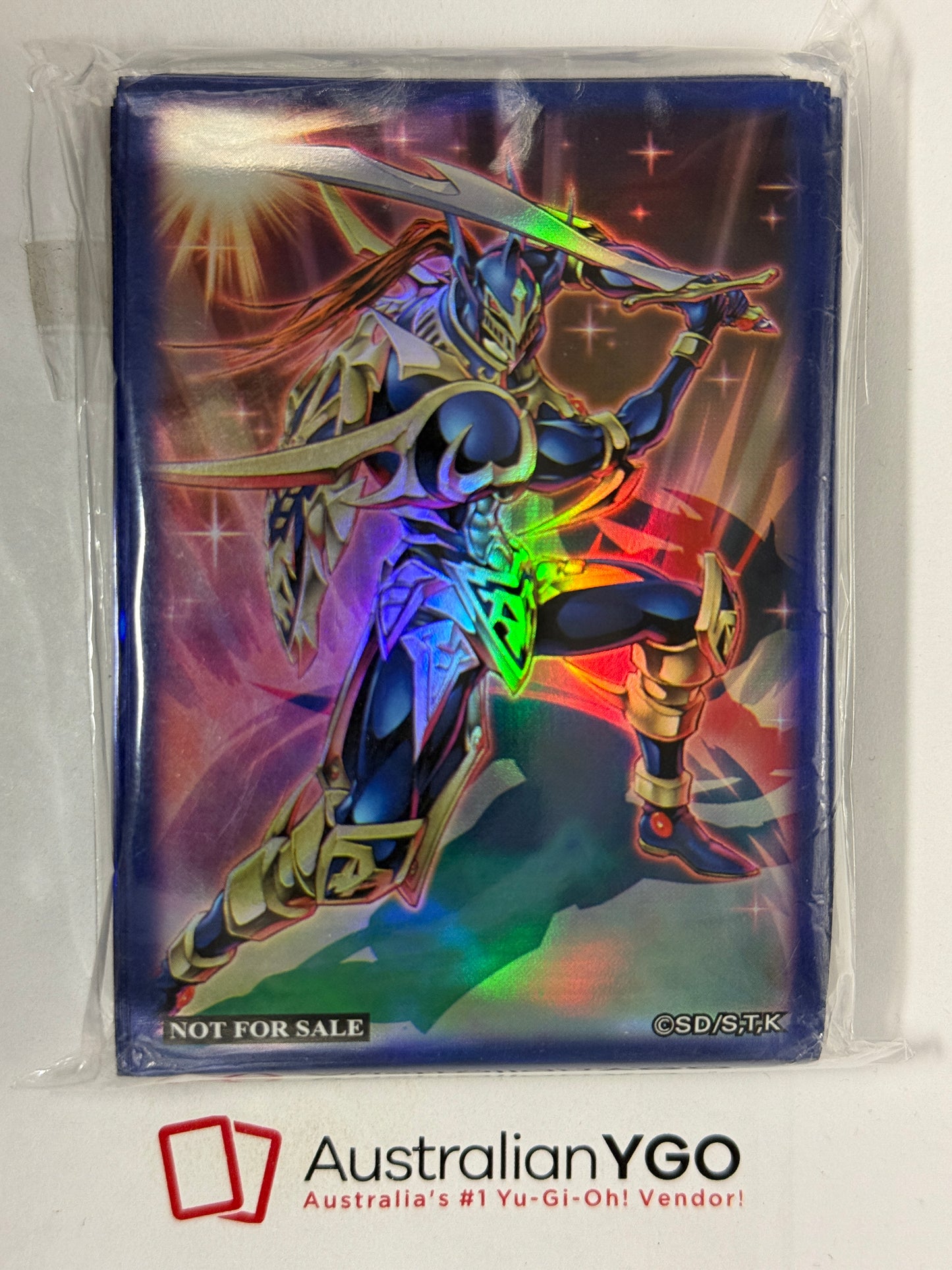 Official Yugioh BLACK LUSTER SOLDIER - LEGENDARY SWORDSMAN Sleeves