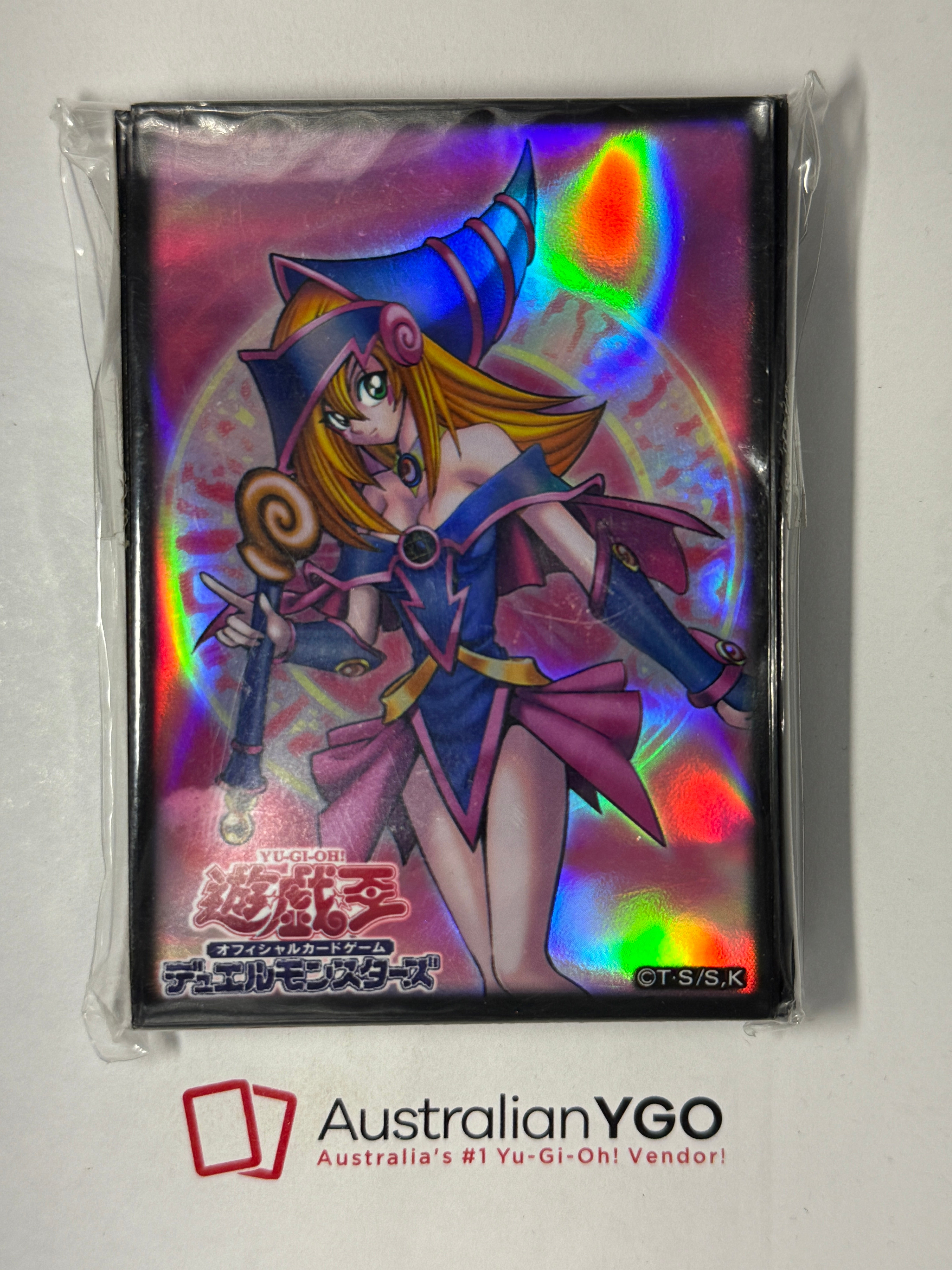 Konami Official Yu-Gi-Oh! Dark Magician Girl Premium Card Sleeves (55ct) - Japanese Size, Glossy Konami Official Yu-Gi-Oh! Dark Magician Girl Premium Card Sleeves (55ct) - Japanese Size, Glossy