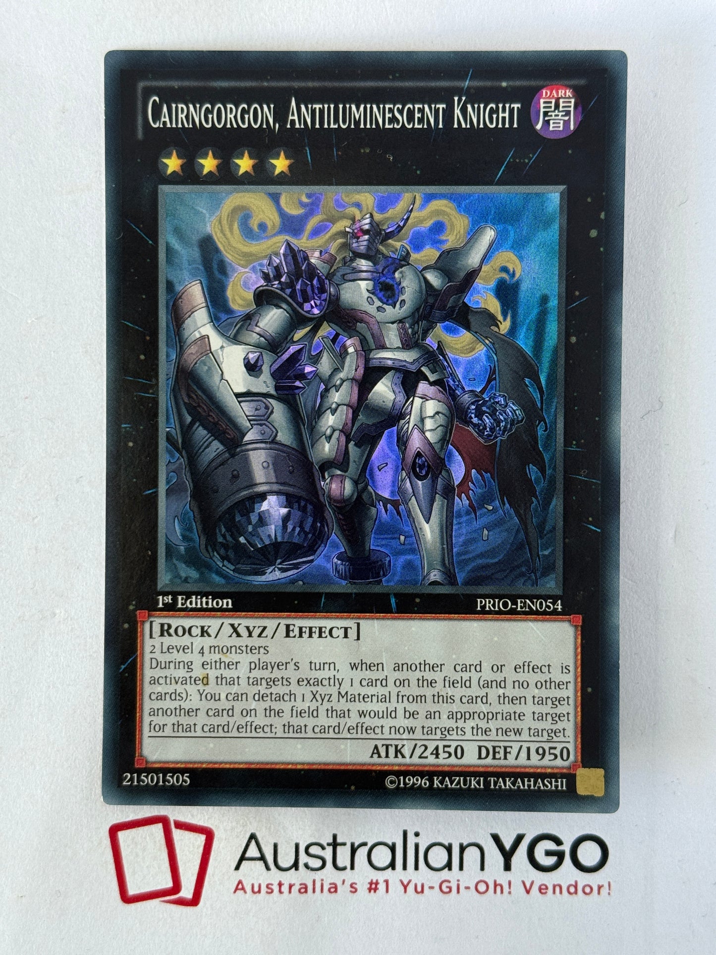 CAIRNGORGON, ANTILUMINESCENT KNIGHT PRIO-ENO54