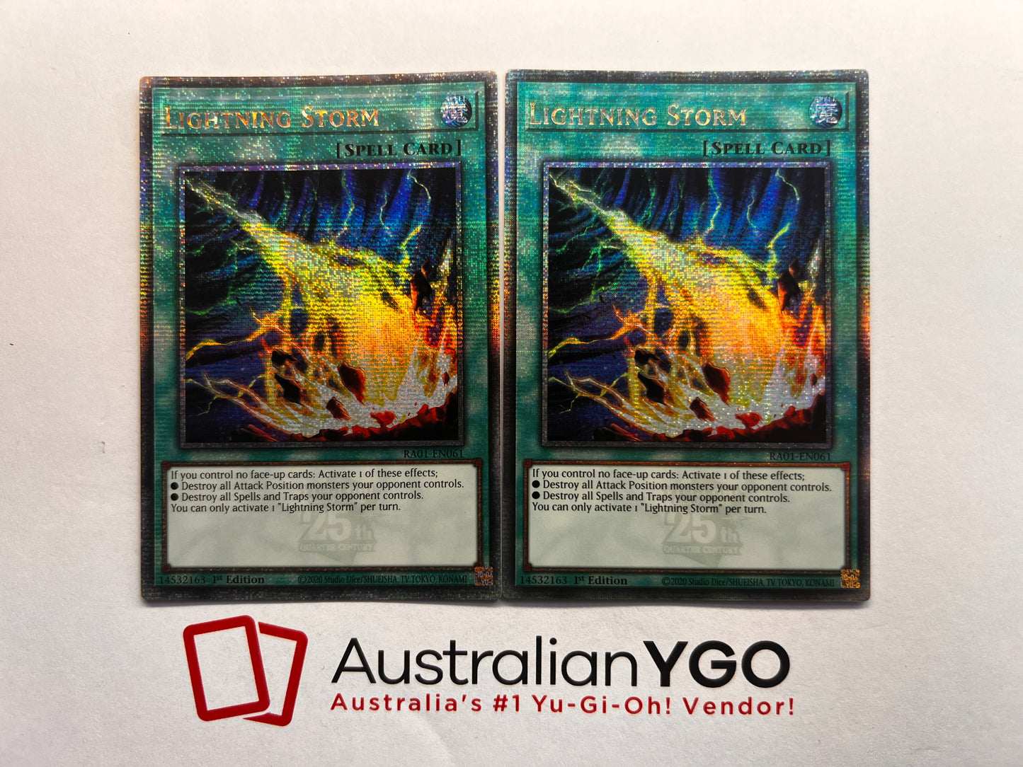 Lightning Storm RA01-EN061 (QCR) Pair