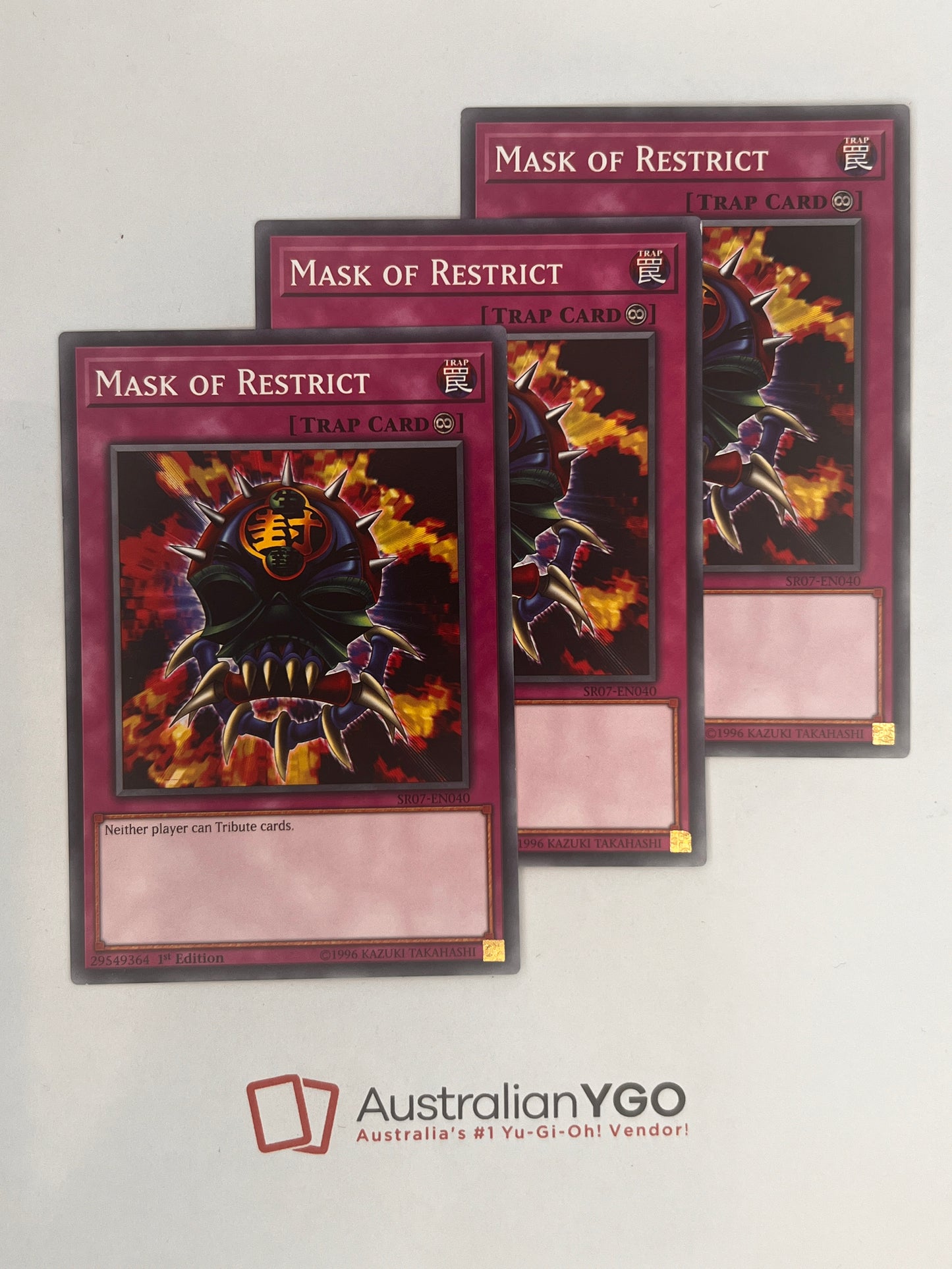 Mask Of Restrict Playset SR07-EN040