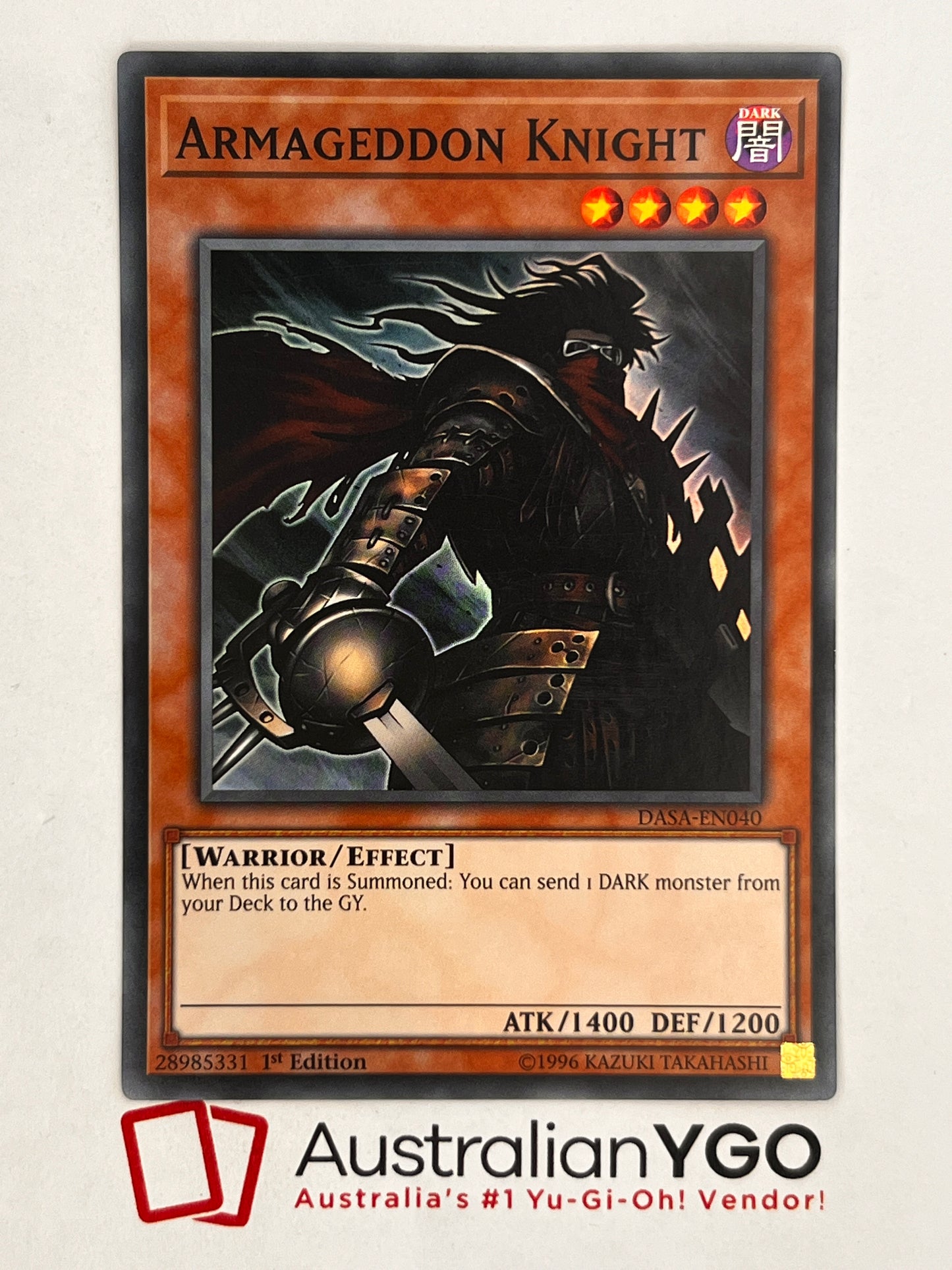 ARMAGEDDON KNIGHT DASA-EN040