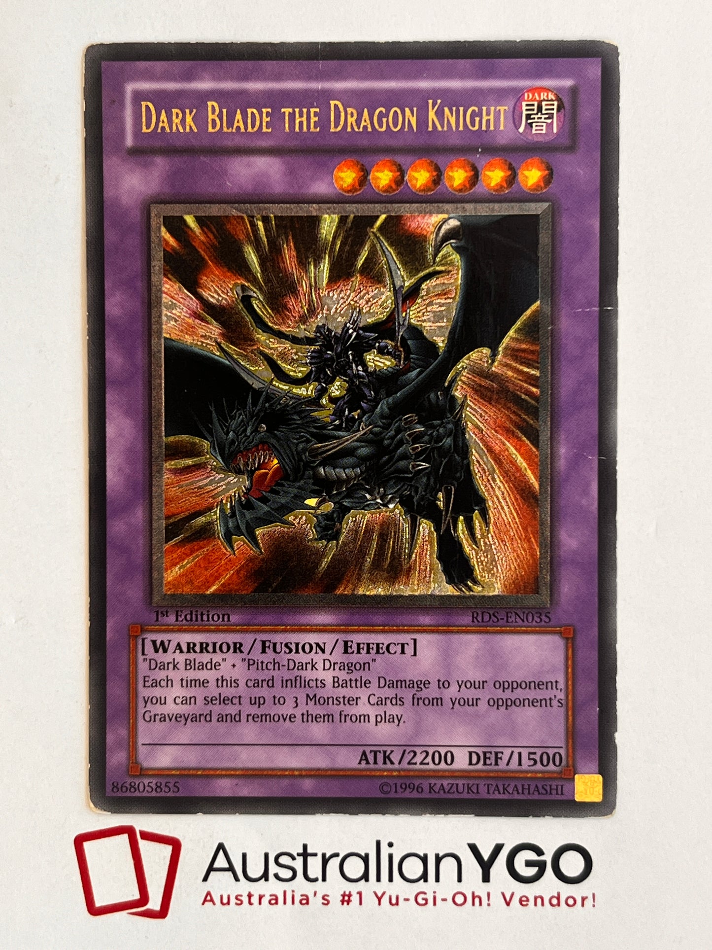 DARK BLADE THE DRAGON KNIGHT RDS-EN035
